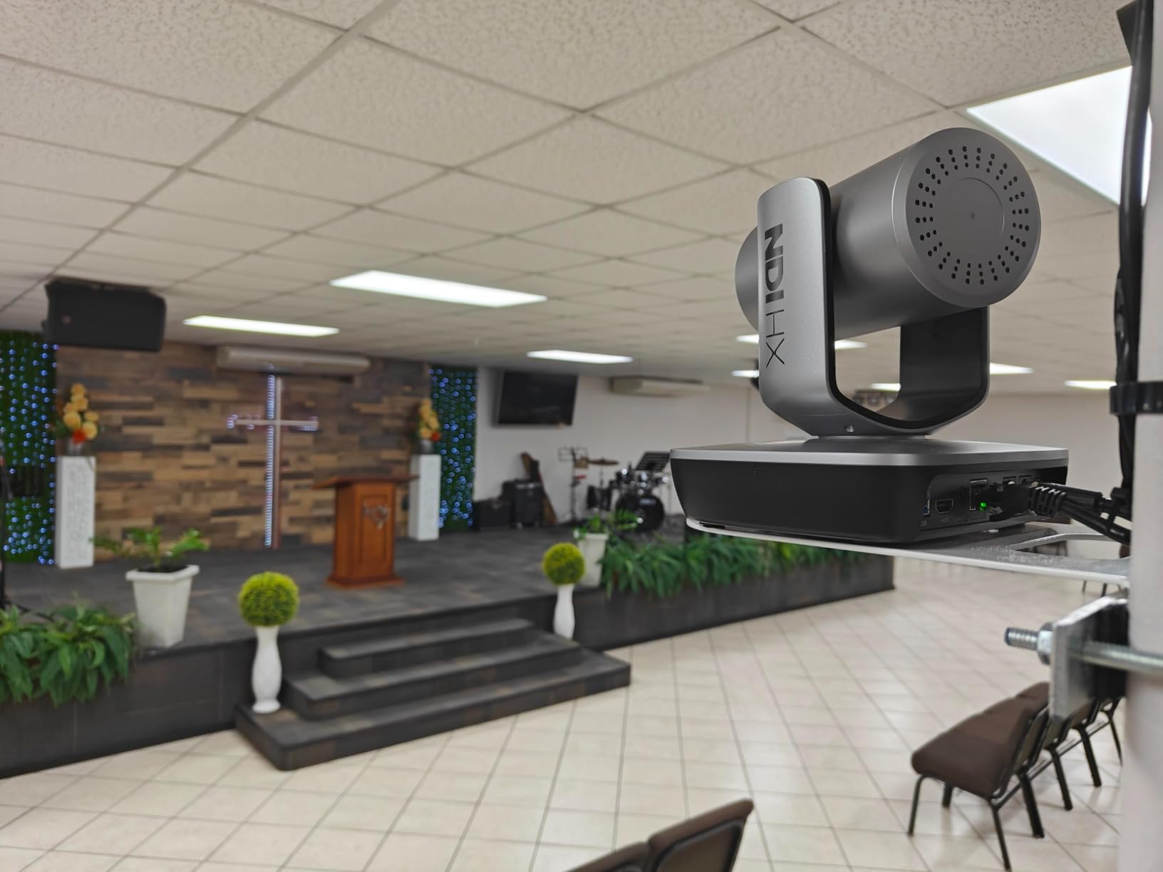 AVKANS NDI Camera, 20X Zoom 3G-SDI HDMI PTZ USB Web Camera with USB Video Output for Church Worship Live Events customer photo 2