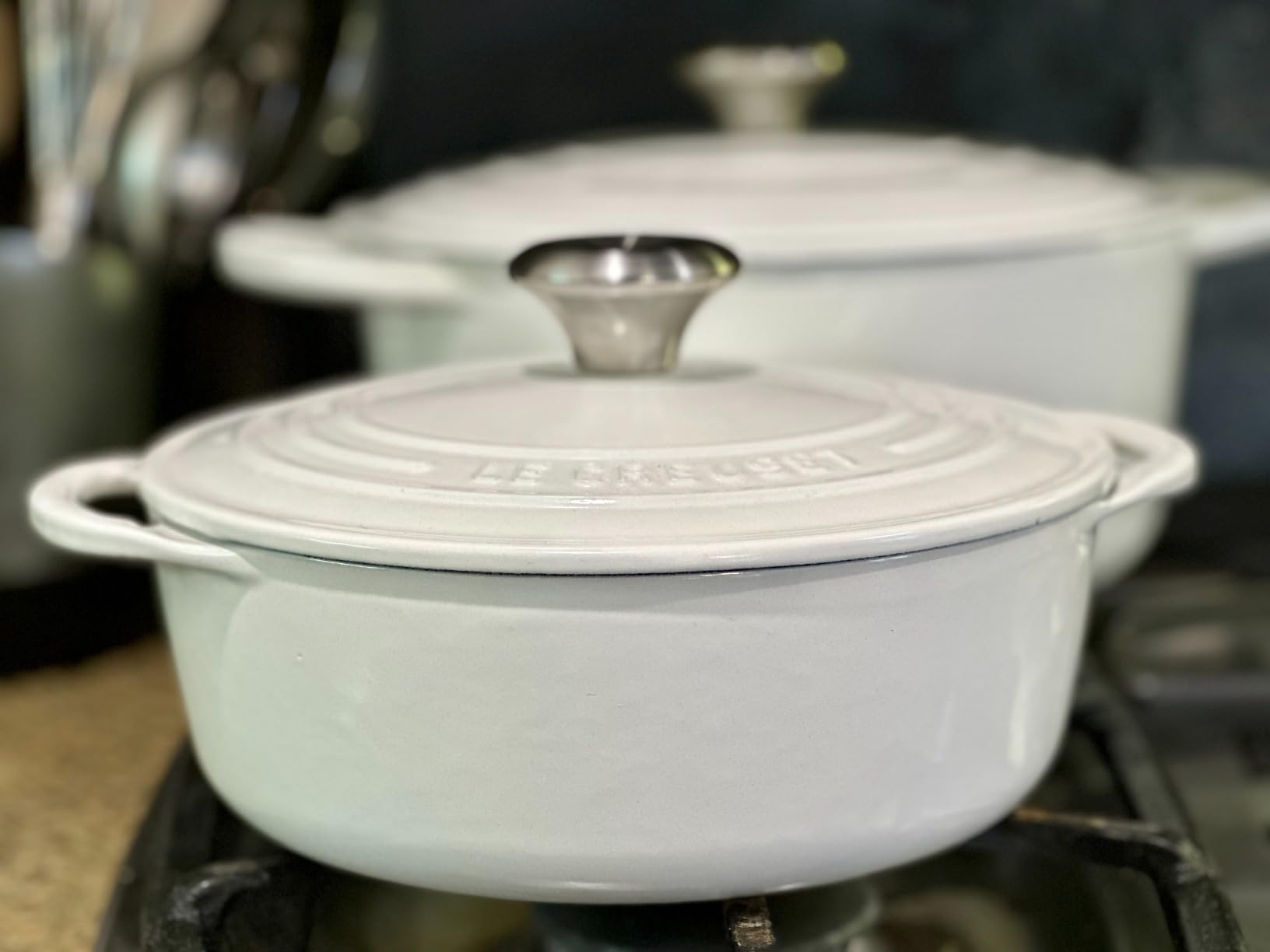 Le Creuset Cast Iron Shallow Round Dutch Oven, 2.75 qt., Flame customer photo 1