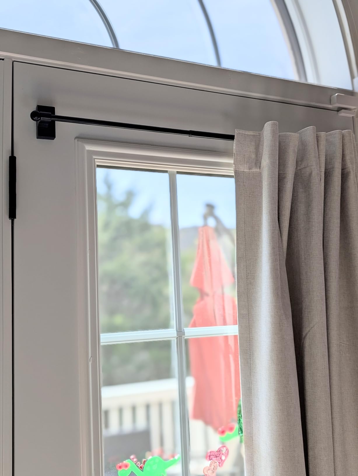 100% Blackout Shield Blackout Curtains for Bedroom 84 Inches Long, Back Tab/Rod Pocket Living Room Drapes, Thermal Insulated Blackout Curtains 2 Panels Set, 50 W x 84 L, Cream customer photo 2