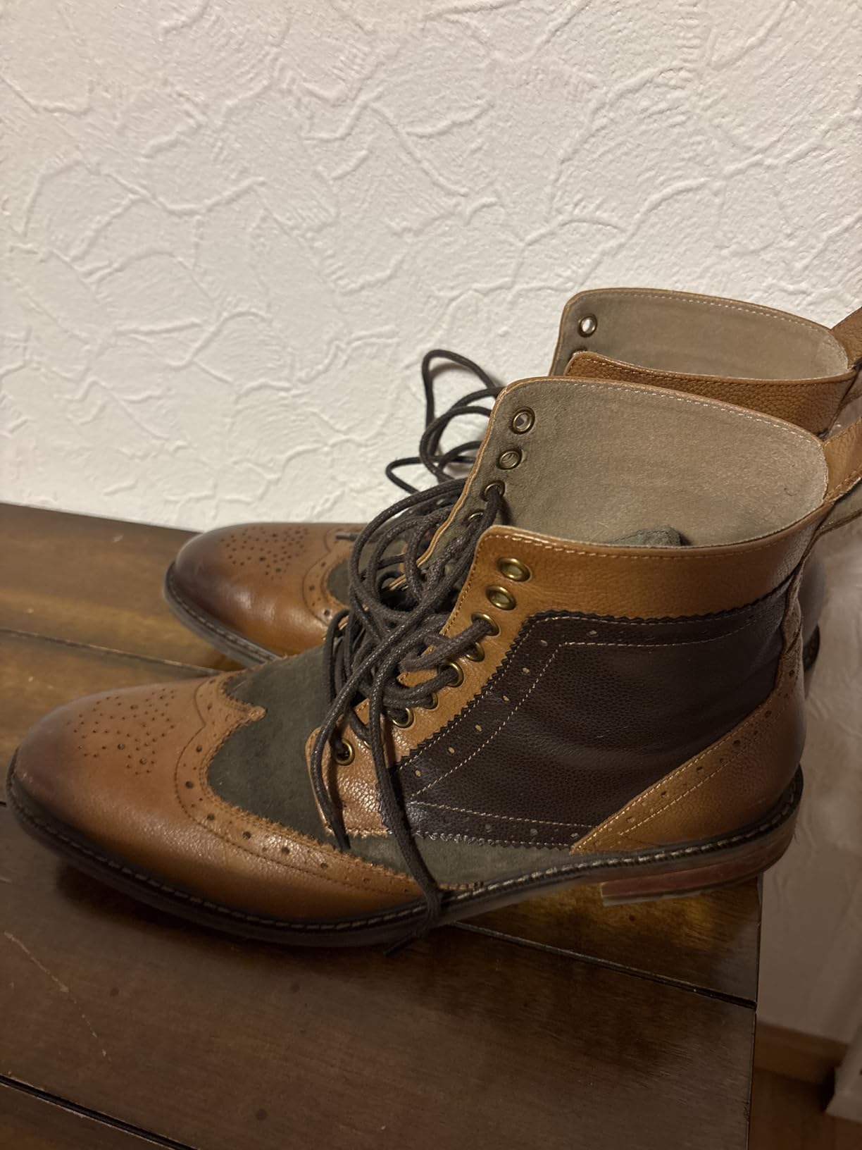 Stacy Adams Men's Finnegan Wingtip Lace Up Boot customer photo 1