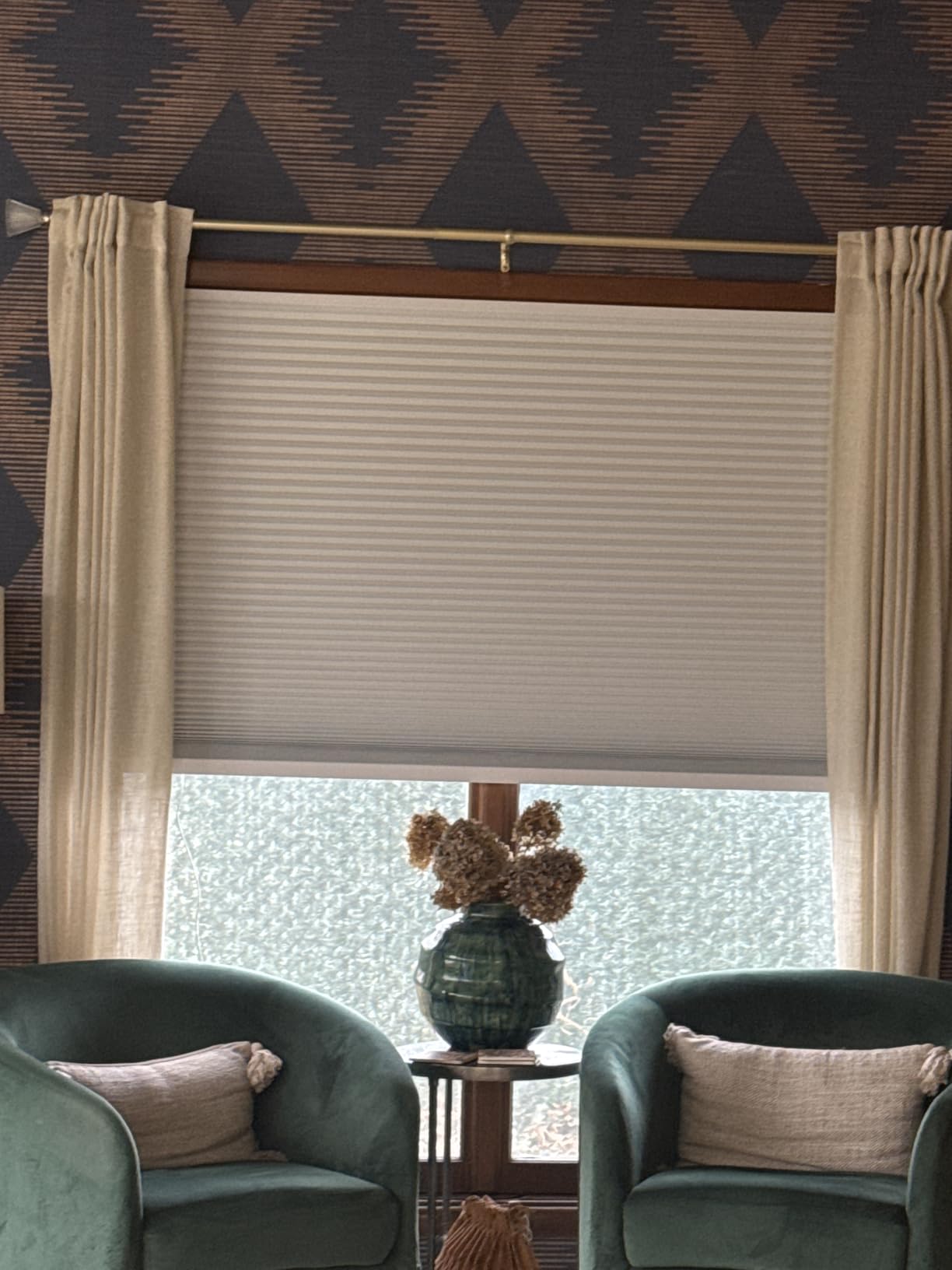MIULEE Natural White Linen Curtains 120 Inches Long for Bedroom Living Room, Soft Thick Linen Textured Window Drapes Semi Sheer Light Filtering Rod Pocket Back Tab Cream Ivory Look, 2 Panels 10 Ft customer photo 1