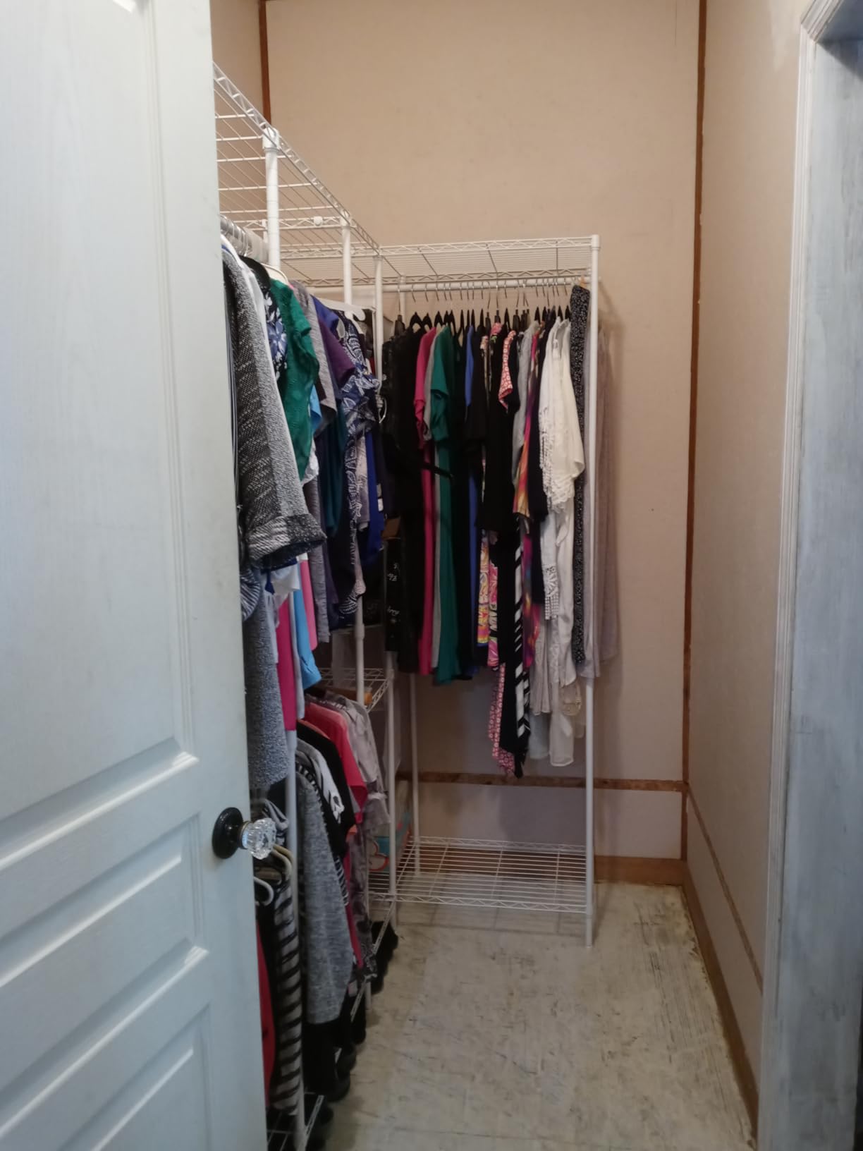 VIPEK V50 Extra Large Portable Closet Rack Bedroom Armoire Freestanding Wardrobe Closet, Heavy Duty Clothes Rack Multi-Functional Metal Clothing Rack for Hanging Clothes, Max Load 1300lbs, Black customer photo 1