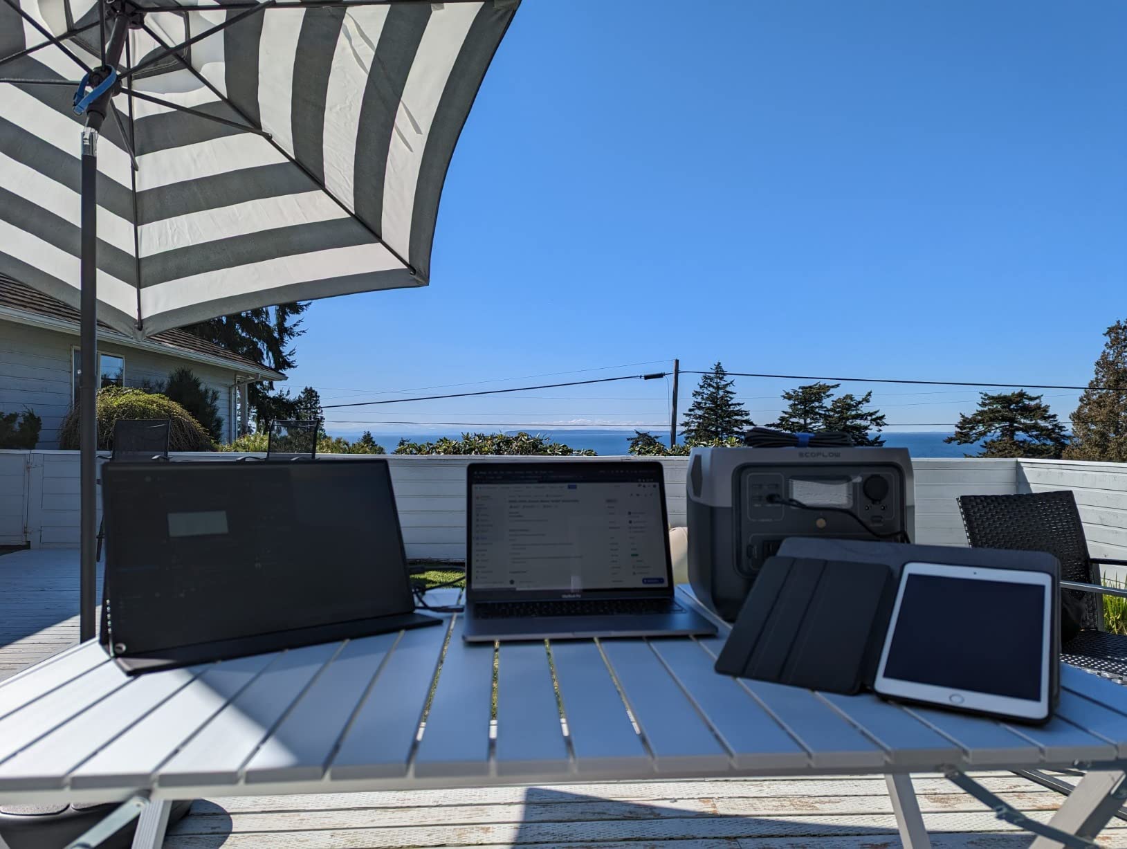 EF ECOFLOW Solar Generator RIVER 2 Pro 768Wh Portable Power Station & 160W Portable Solar Panel LiFePO4 Battery 70 Min Fully Charged, 4×AC, For Camping, RV, Home Backup customer photo 1