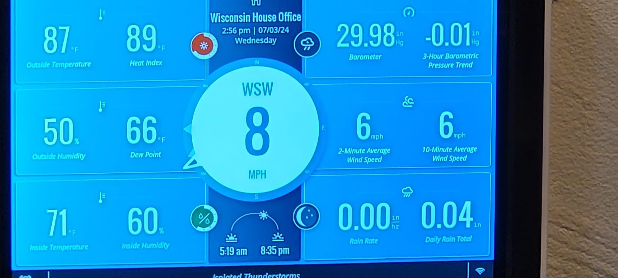Davis Vantage Pro2 Wireless Weather Station w/WeatherLink Console, 24hr Fan Aspirated Radiation Shield, UV & Solar Sensors customer photo 2