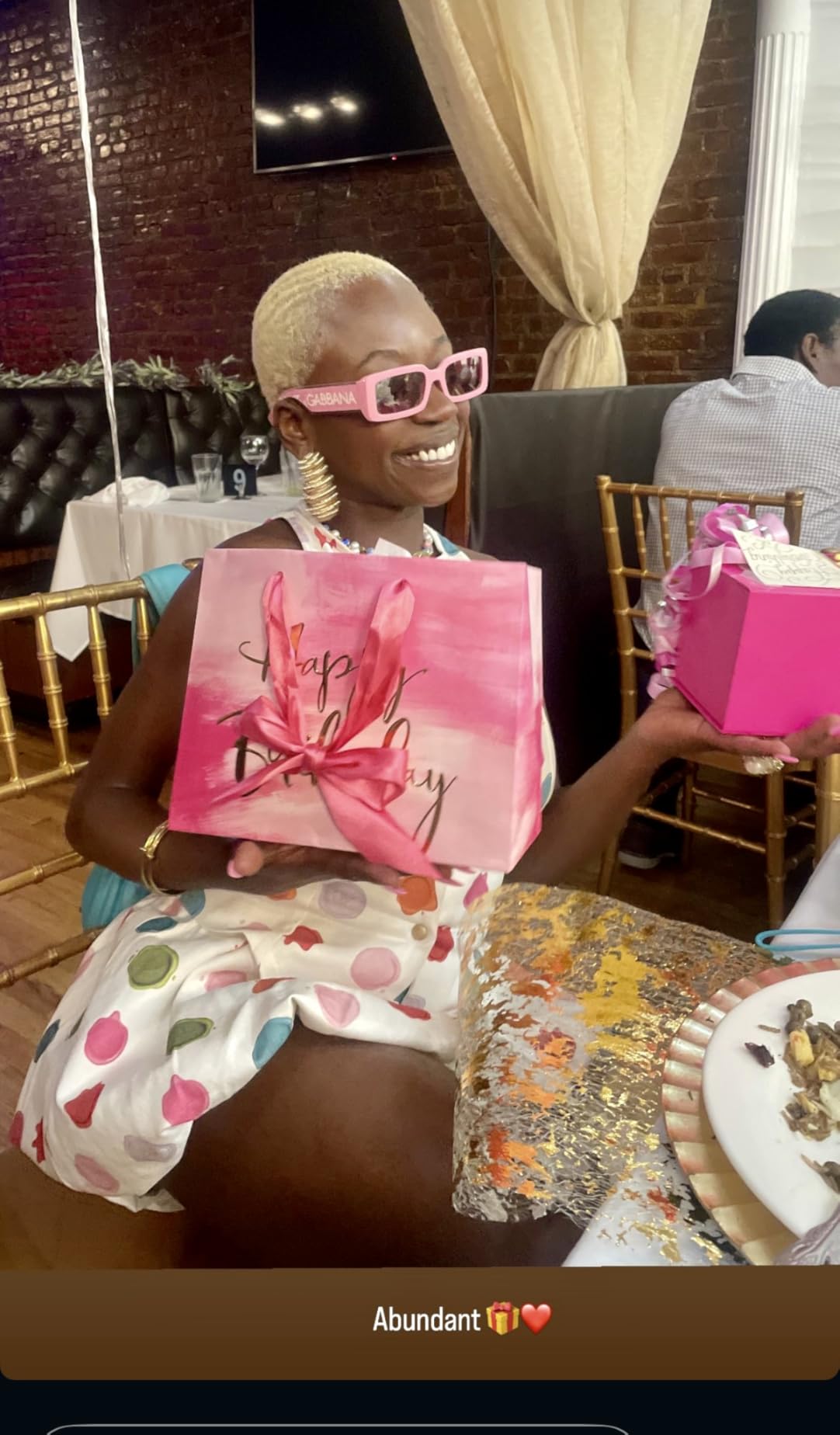 Dolce & Gabbana Women's Narrow Rectangle Sunglasses customer photo 1