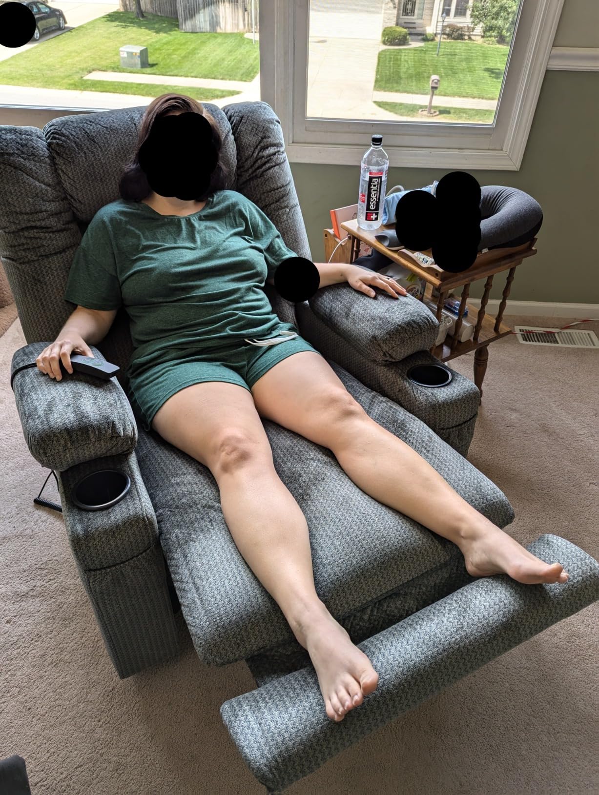 MCombo Recliner Chair for Adults, Zero Gravity Recliner with Massage and Heat, USB & Type C Ports, Cup Holders for Living Room 6079 customer photo 1