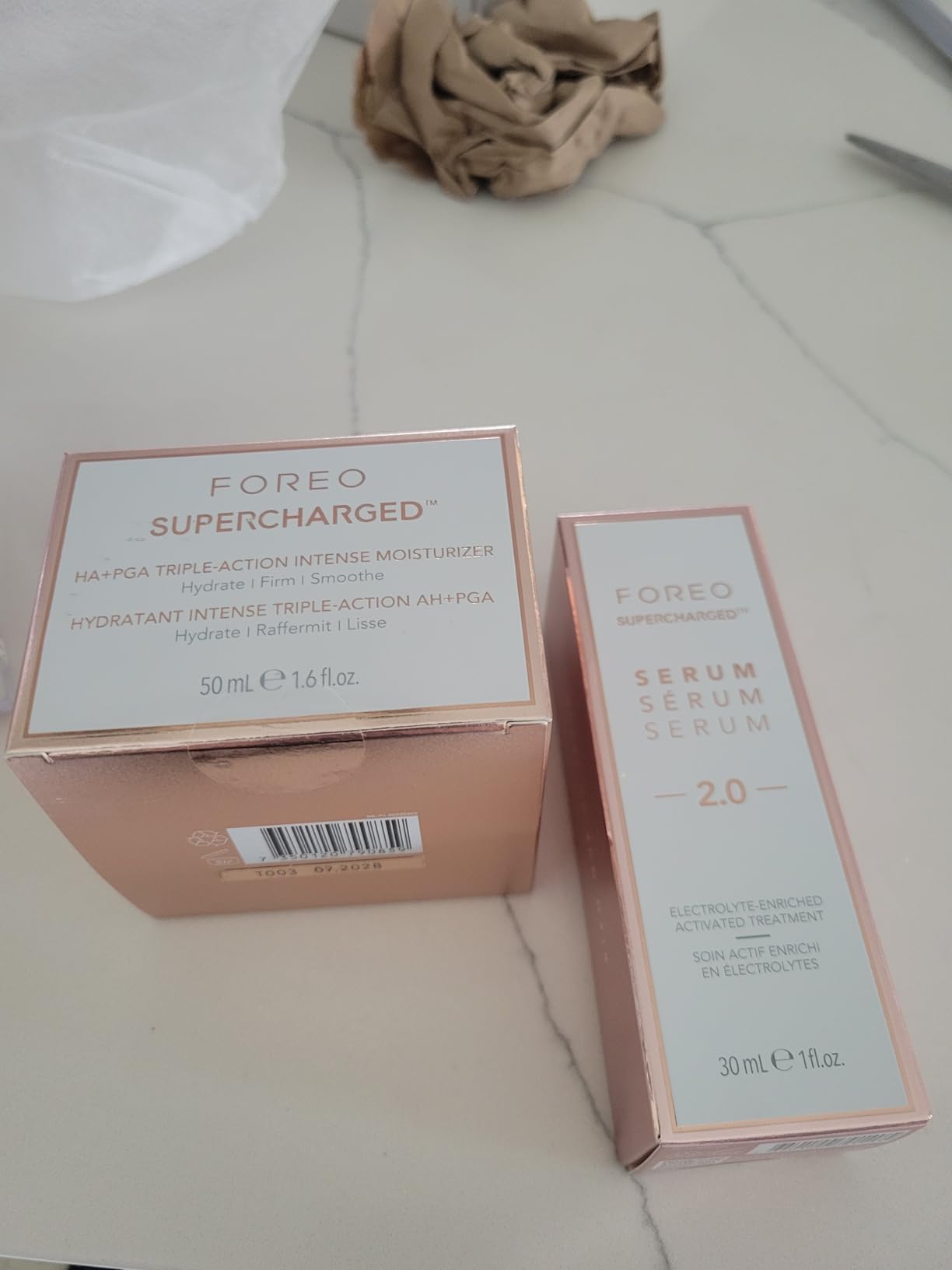 FOREO Total Facelift Bundle - BEAR 2 Advanced + Supercharged Serum + HA+PGA Moisturizer customer photo 1