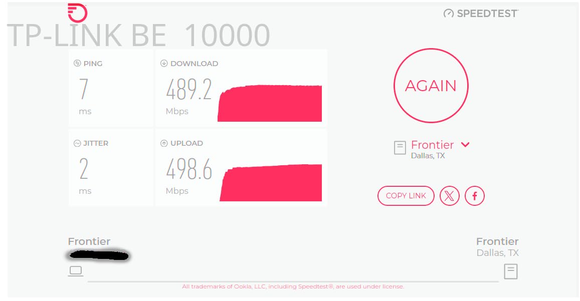 TP-Link Deco 7 Pro BE63 Tri-Band WiFi 7 BE10000 Whole Home Mesh System - 6-Stream 10 Gbps, 4X 2.5G Ports Wired Backhaul, 4X Smart Internal Antennas, VPN, HomeShield, Free Expert Support (1-Pack) customer photo 1