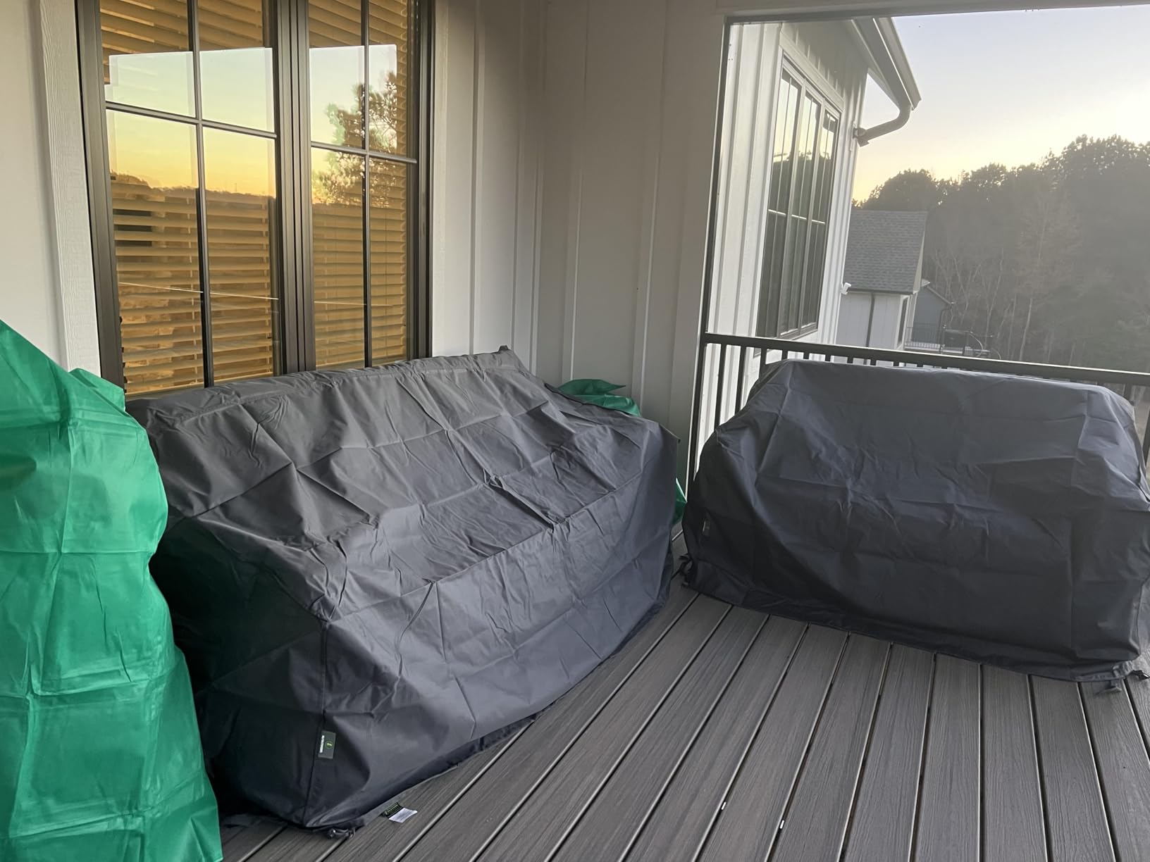 F&J Outdoors 3 Seater Patio Sofa Cover Waterproof Heavy Duty Outdoor Couch Cover, 87