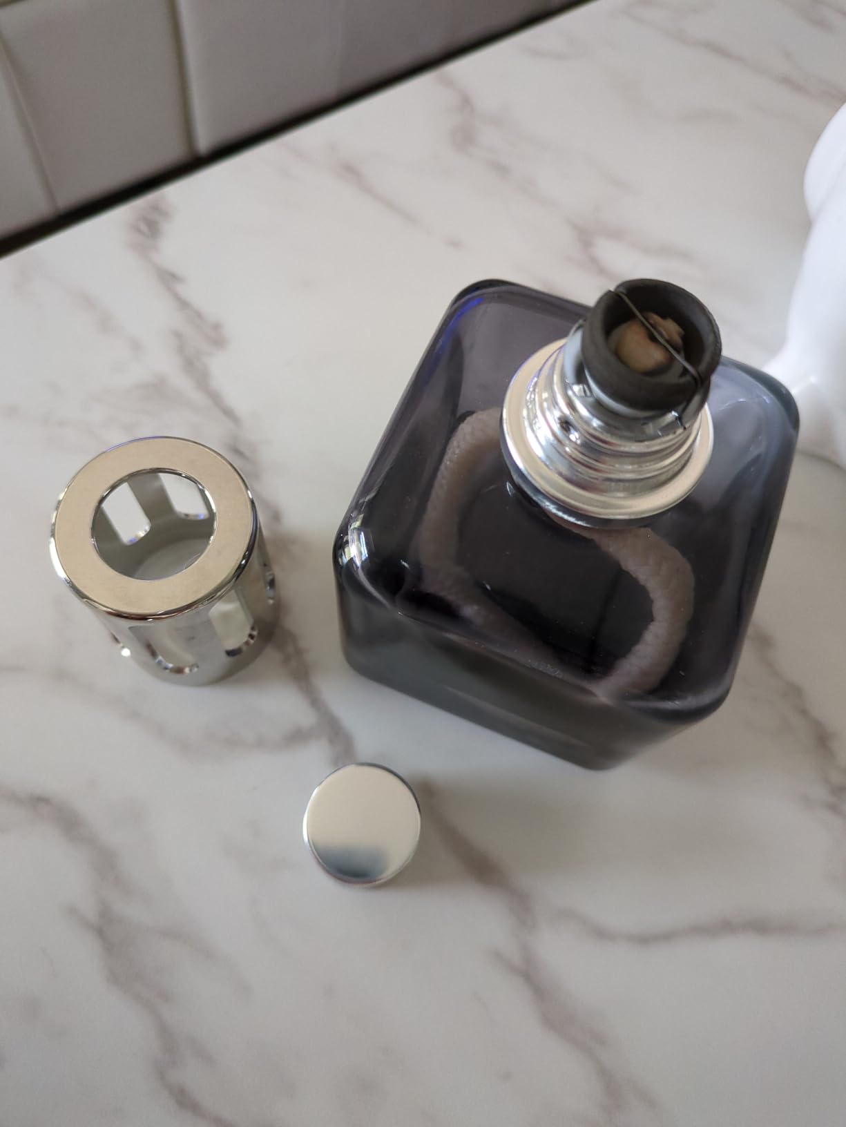 MAISON BERGER Lampe Berger Giftset Ice Cube - Home Fragrance Diffuser - Perfuming - 5.5 x 3 x 3 inches - Made in France - Includes Fragrance Ocean Breeze 8.45 Fluid Onces - 250 milliliters (Animal) customer photo 1