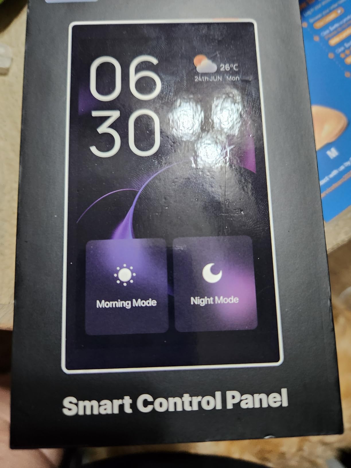 MOES Smart Home Touchscreen Control (1-Switch Panel), In-wall Smart Panel with Alexa Built-in, Compatible with Smart Life devices, Manage and Control Home Devices and Scenes with Touch and Voice customer photo 1