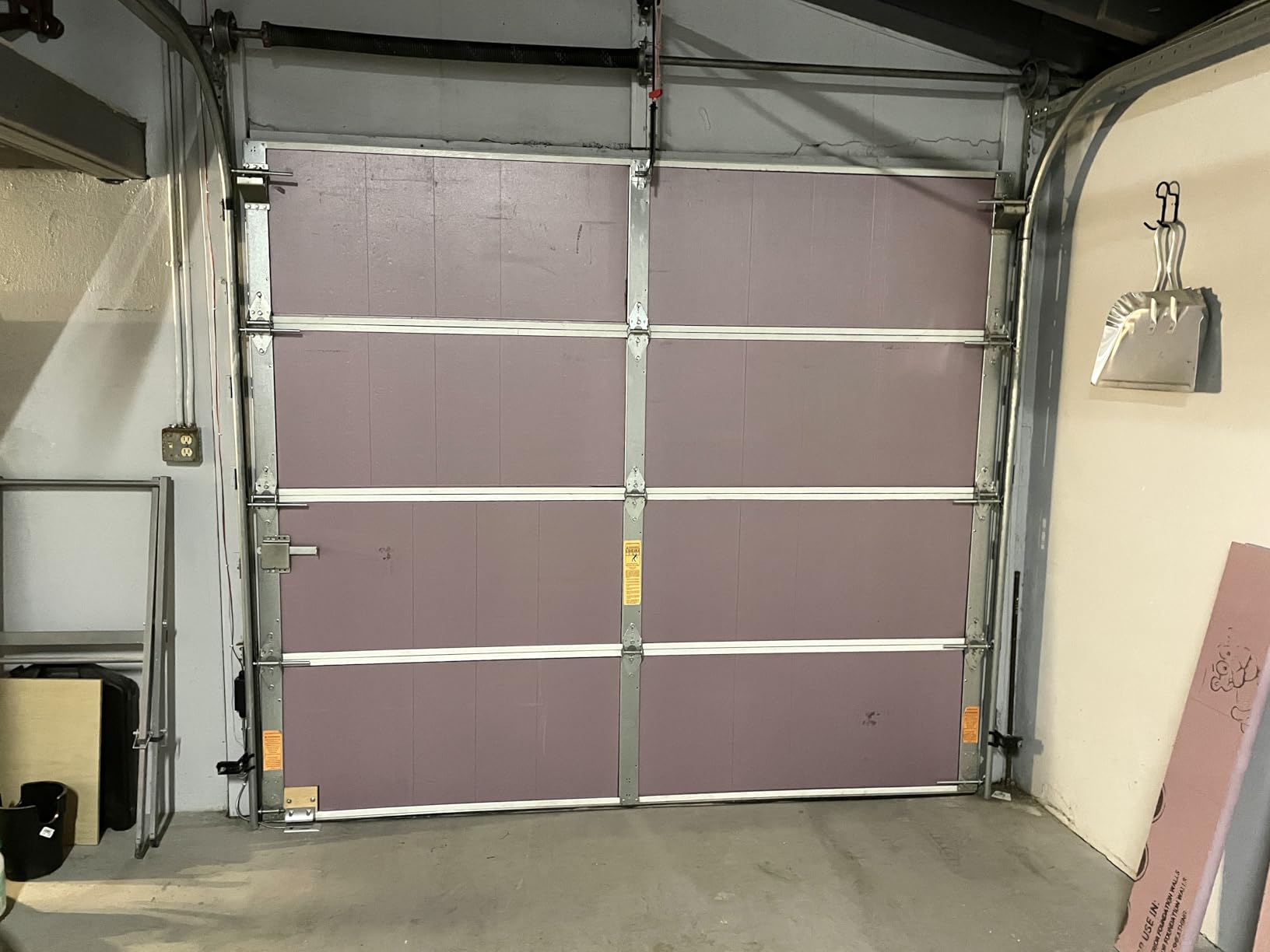 BlueTex Insulation Insulation White Reflective Foam Core Tearproof 2 Car Garage Door Insulation Kit 18FT (Wide) x 7FT (HIGH) to Cool Your Garage. Complete DIY Installation Kit customer photo 2
