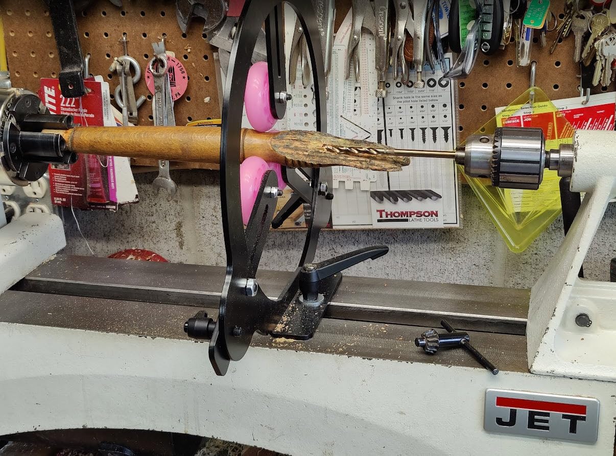 BMWOOD MC-FS8 Woodturning Steady Rest for 10inch and 12inch Swing Size Lathe customer photo 1
