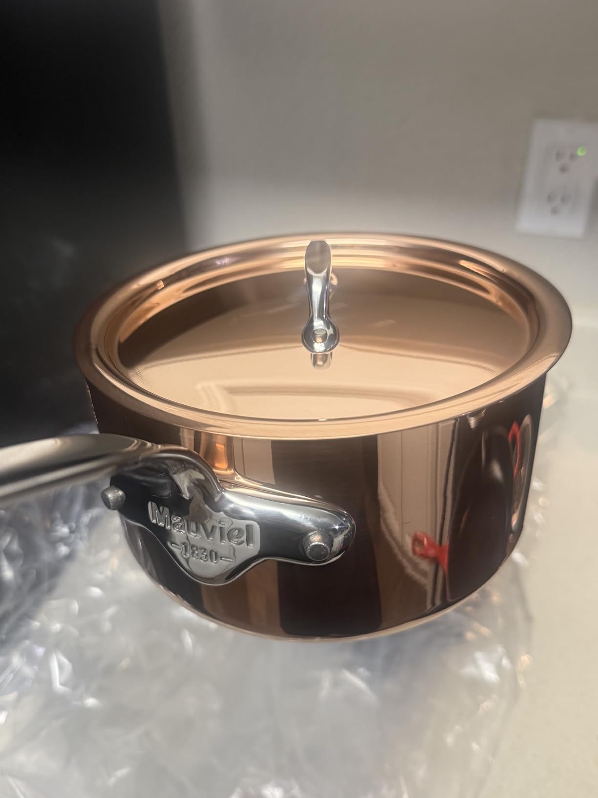 Mauviel M'Heritage 150 S 1.5mm Polished Copper & Stainless Steel 5-Piece Cookware Set With Cast Stainless Steel Handles And Curved Lid customer photo 2
