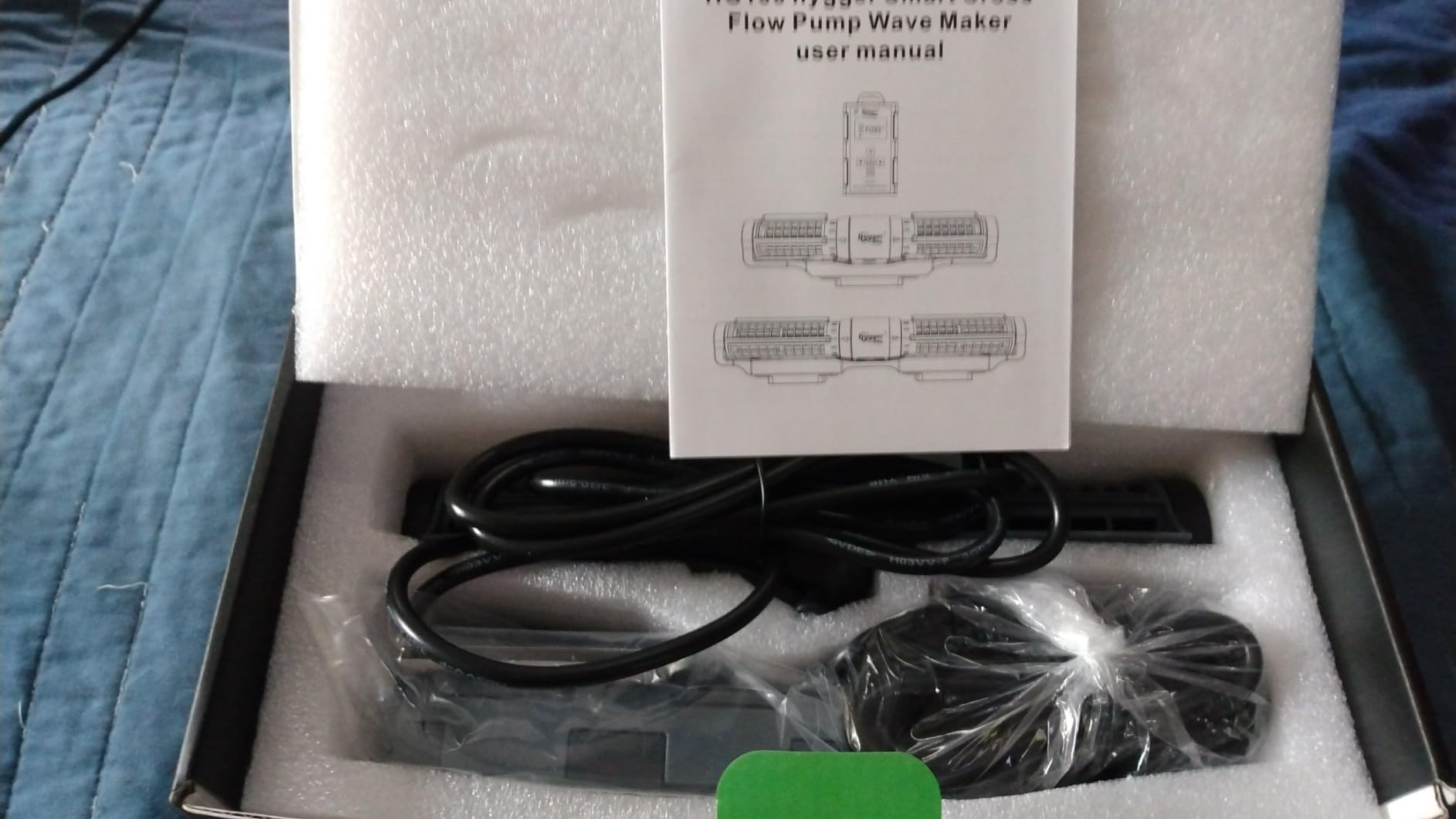 hygger Aquarium Gyre Wave Maker 1850GPH for 40-125 Gallon Fish Tank Cross-Flow Pump Adjustable Aquarium Water Circulation Powerhead 18W with Controller Magnetic Base customer photo 1