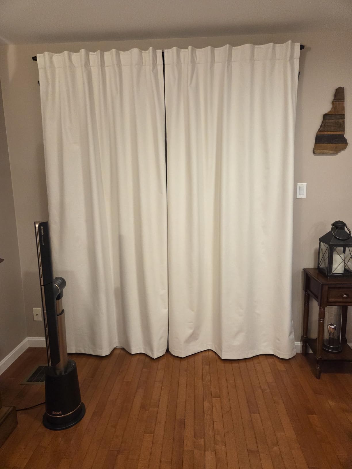 Topfinel Taupe Burlap Linen Blackout Curtains & Drapes 84 Inch Length 2 Panels Set, Flax Linen Brown Tan Beige Room Darkening Soundproof Cabin Curtains with Hooks Rings for Bedroom Living Room customer photo 2