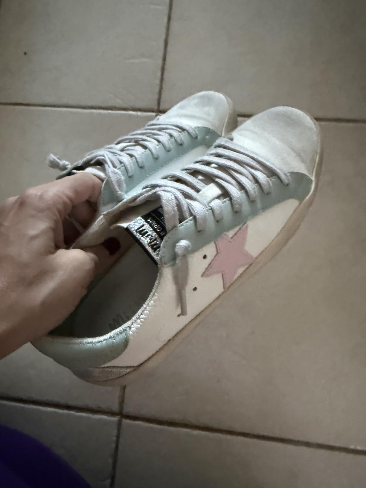 Sofia Rubber Sole Lace-up Low Top Star Sneakers customer photo 2