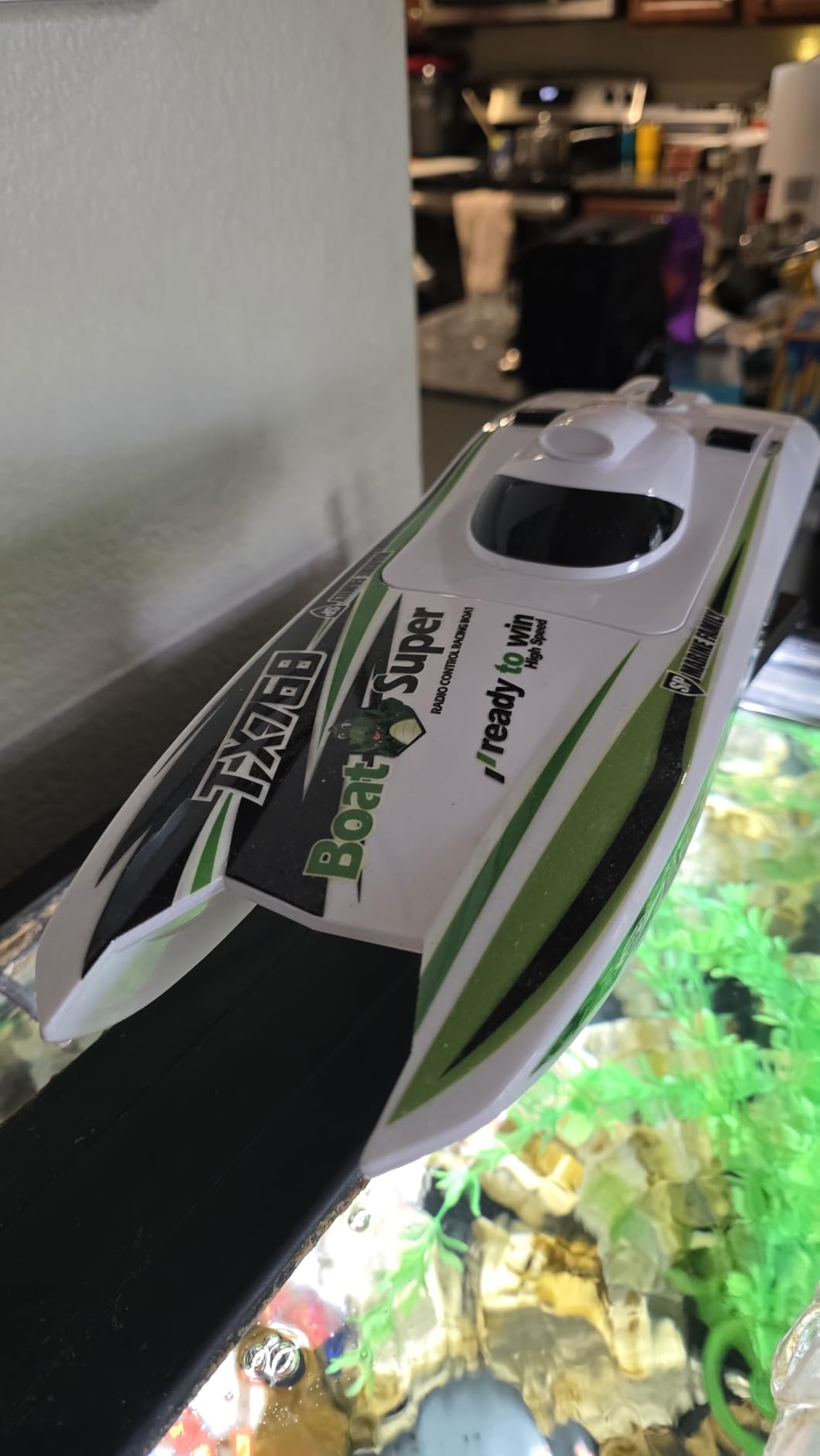 TX768 RC Jet Boat, 30km/h High Speed Jet Boat Brushless Catamaran with 3×3S LiPo Batteries Water Cooled Engine, 40cm ABS Hull, Long Range RC for Lakes, Rivers & Pools, Brushless RC For Adults customer photo 1