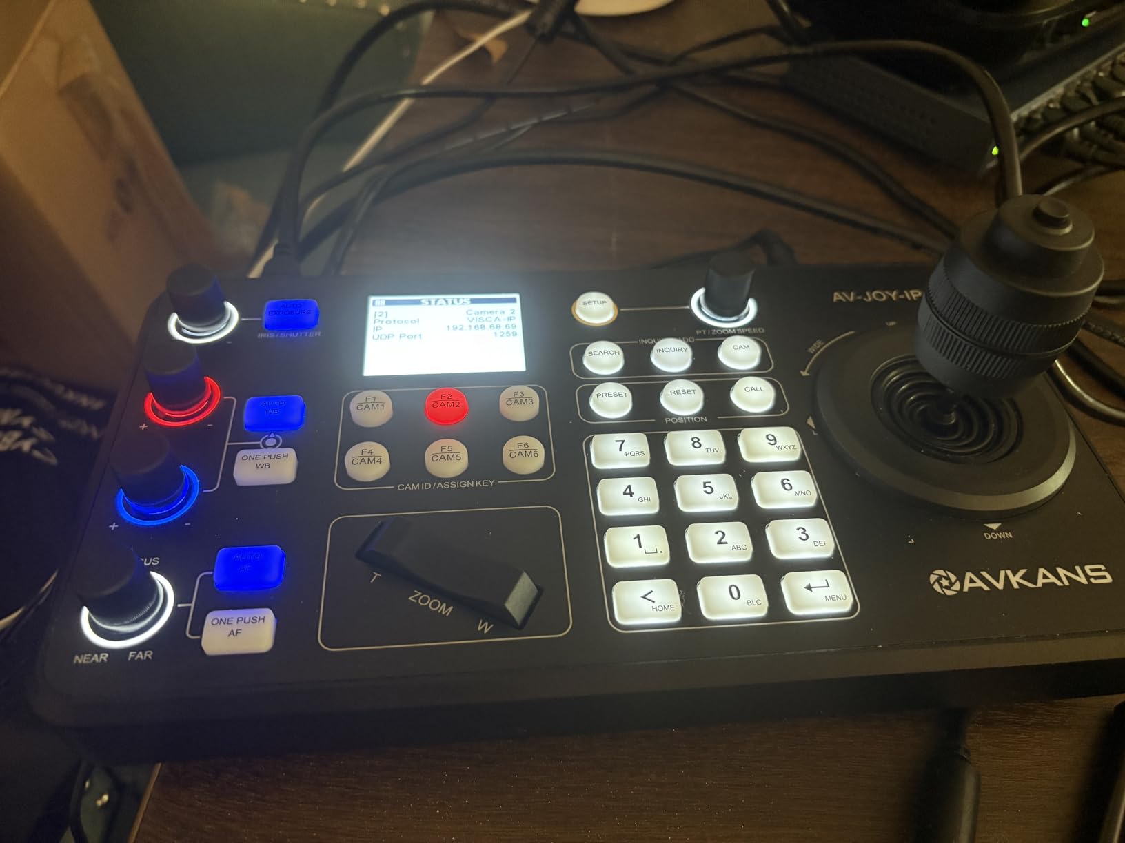 AVKANS NDI Camera Bundle Kits, LV20N Live Streaming PTZ with SDI HDMI for Church Worship Live Streaming Super Joy JoyStickController Keyboard customer photo 1