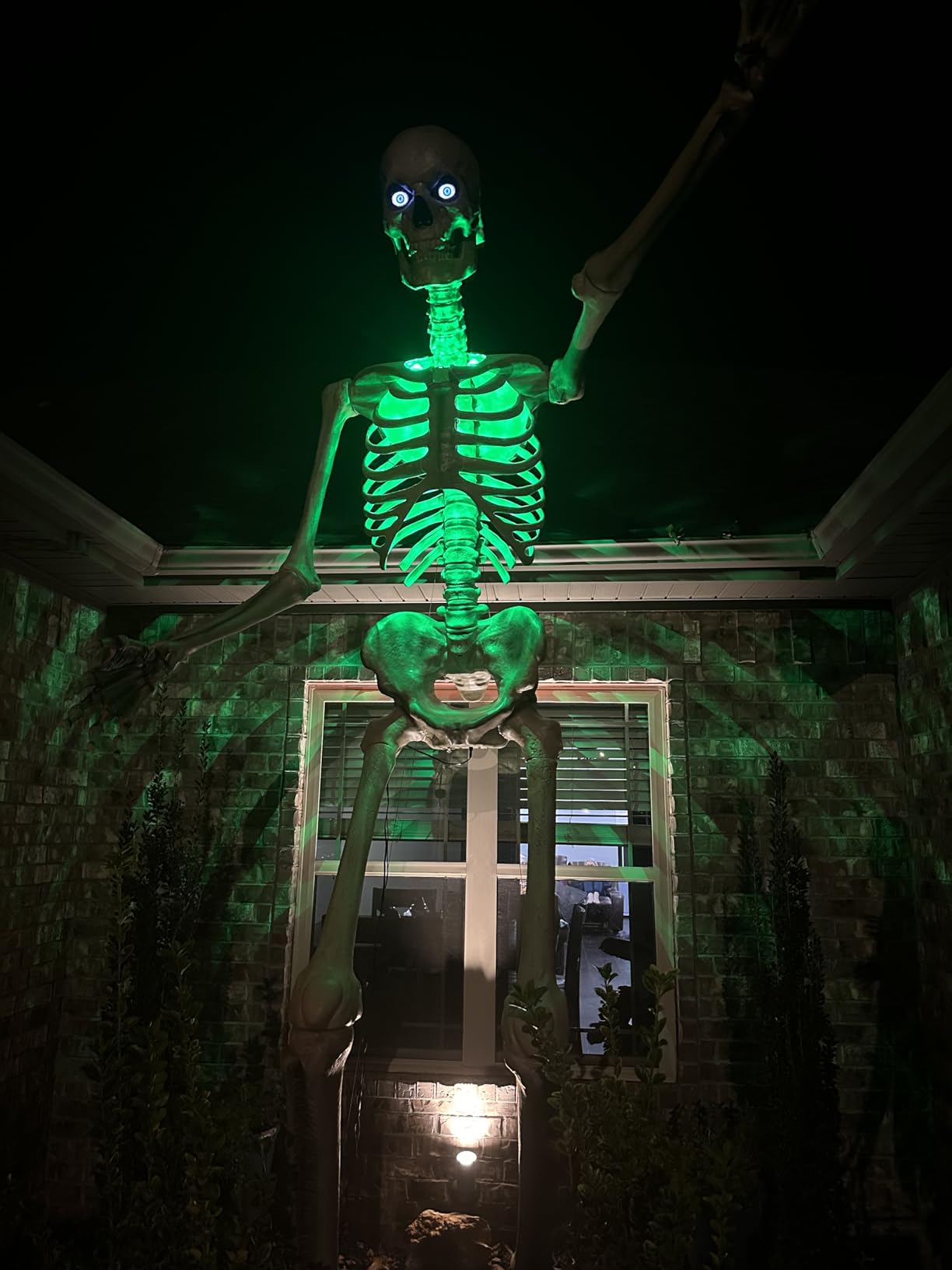 12 ft Skeleton Lighting Kit, (Not Include Skeleton) Remote Control Led with 3 Lighting Mode for Giant Skeleton, Halloween Decoration Light Outdoor customer photo 1