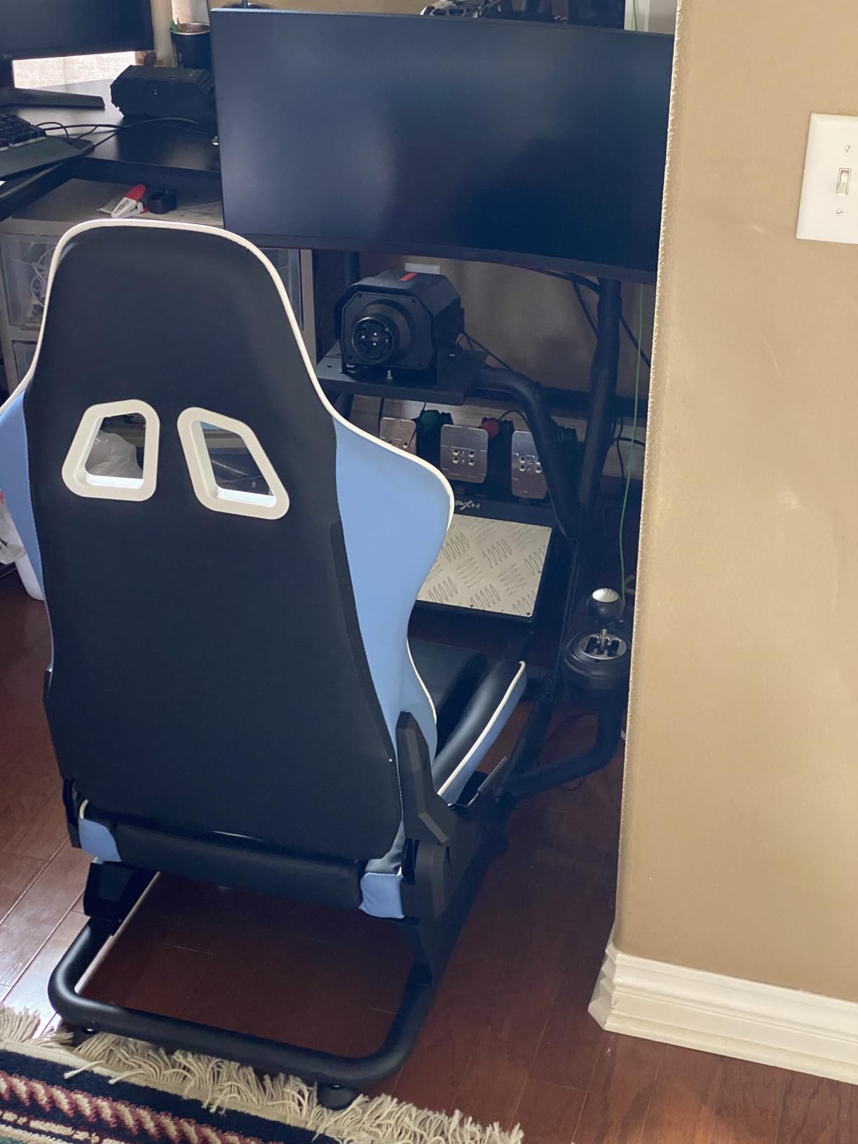ARES WING Sim Racing Cockpit, Racing Wheel Stand with Seat, Formula and GT Racing Simulator Cockpit Compatible with Fanatec, Thrustmaster, Logitech, Moza Racing Games on PS5, PS4, Xbox and PC customer photo 2