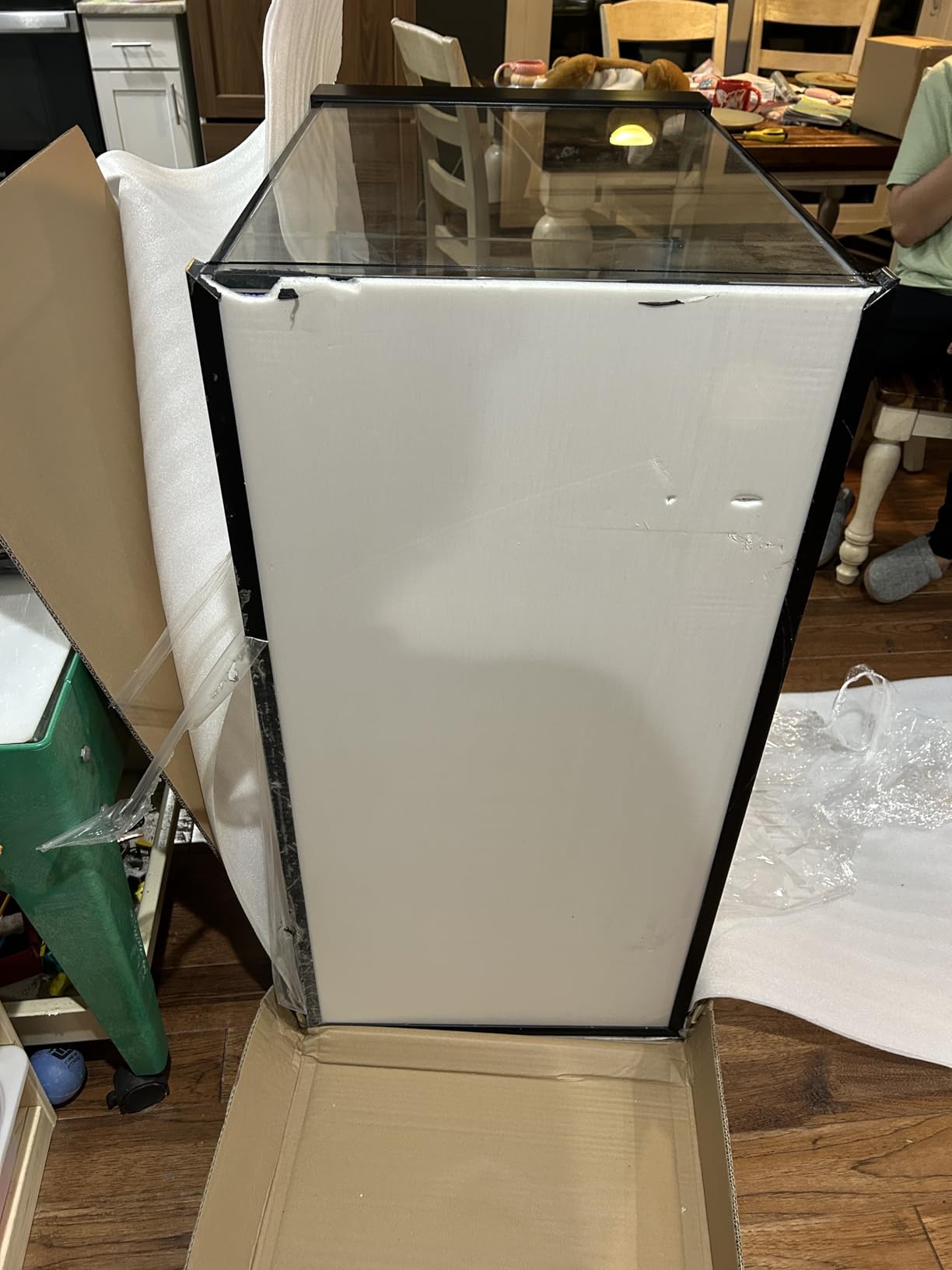 Aqua Dream 100 Gallon Fish Tank Aquarium with Stand & Sump Filter - Ultra-Clear Glass, 920 GPH Pump, LED Light customer photo 1
