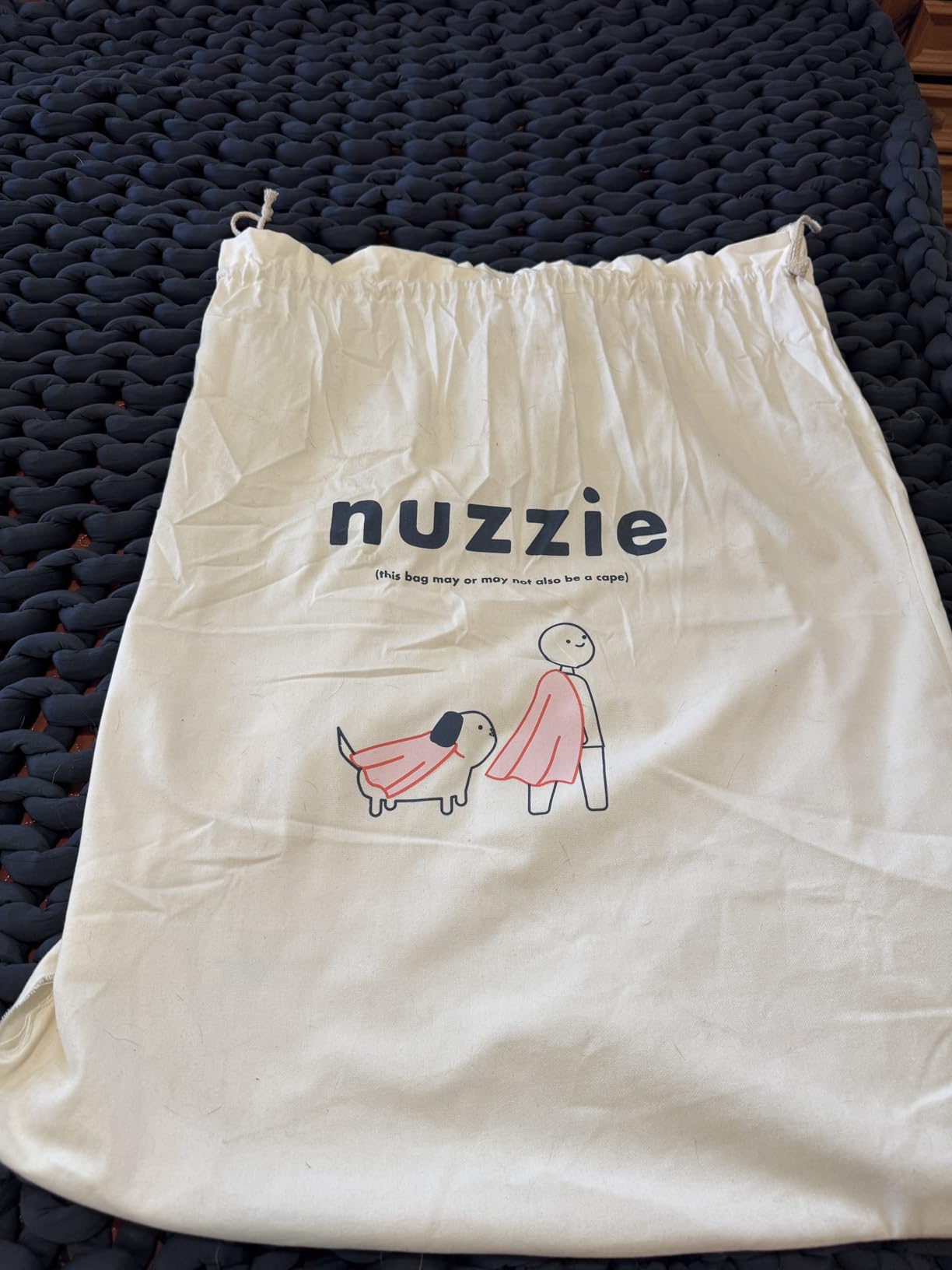 Nuzzie Original Knit Weighted Blanket - Breathable, Cooling, Hand Made Knit Throw Blanket for Sleep - Machine Washable, Stylish Design (Cream, King | 28lbs | 80
