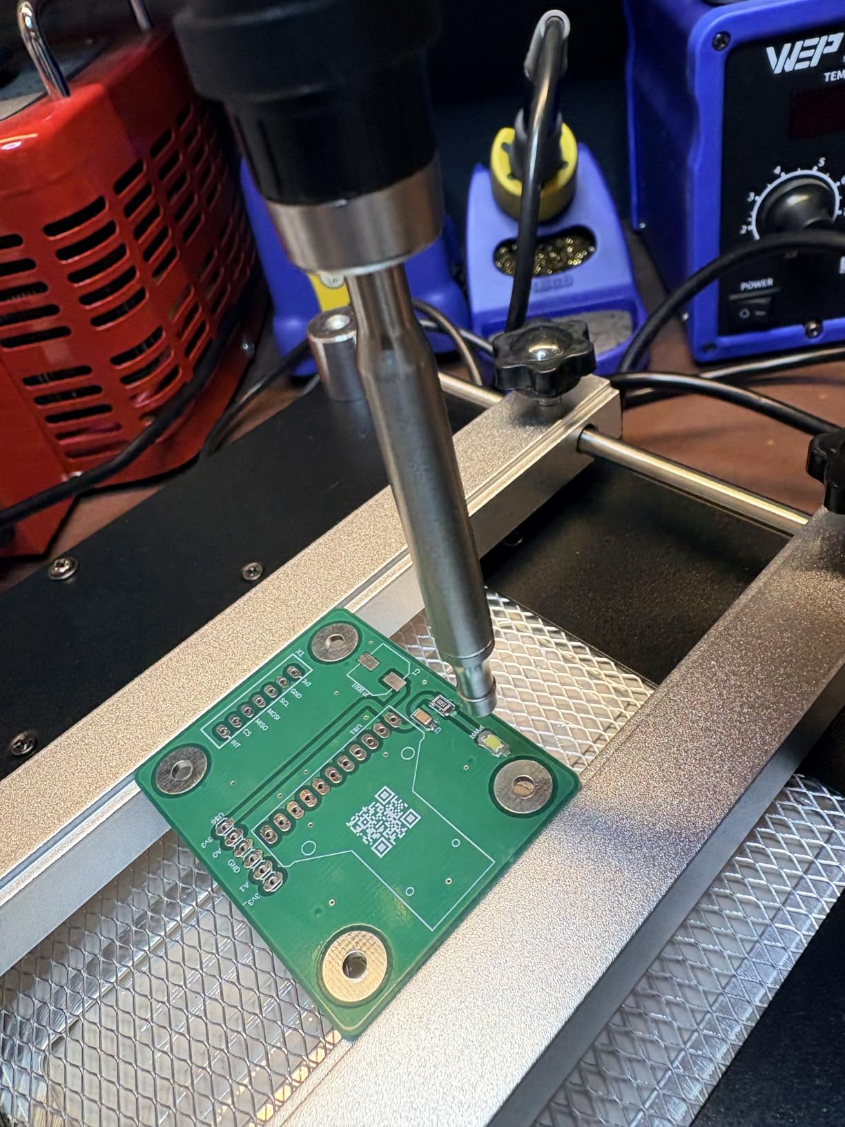 853A Soldering Hot Plate, 110V 450W Heating Plate for SMD BGA Rework Station, 50-400C Infrared Preheating Oven customer photo 2