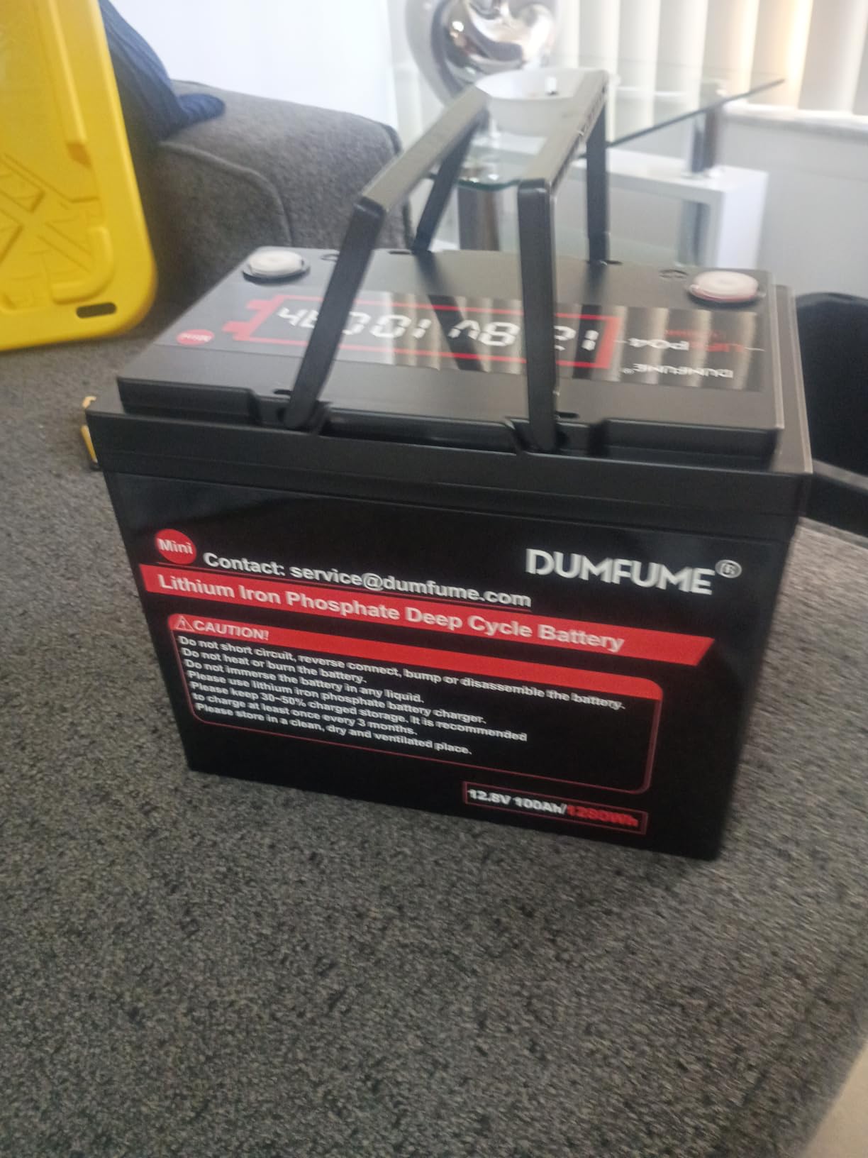 12V 200Ah LiFePO4 Lithium Battery 200A BMS 2560Wh IP65 customer photo 2