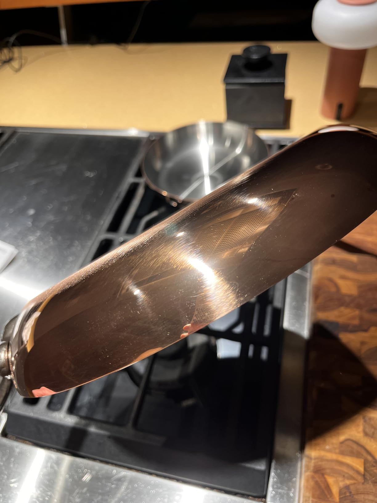 Mauviel M'Heritage 150 CI 1.5mm Polished Copper & Stainless Steel 2-Piece Frying Pan Set With Cast Iron Handles customer photo 1
