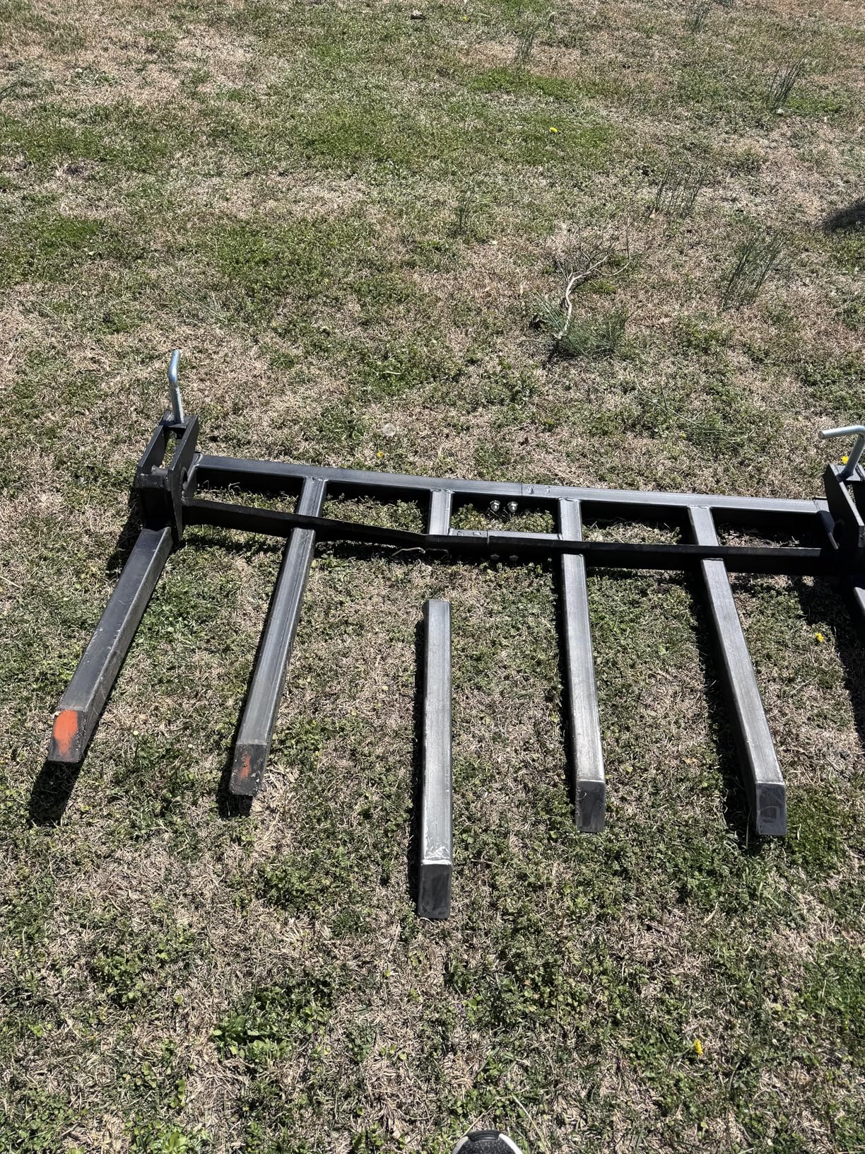 SPECRAFT Heavy-Duty 6-Tine Clamp on Pallet Forks for Tractor Forks Over 60