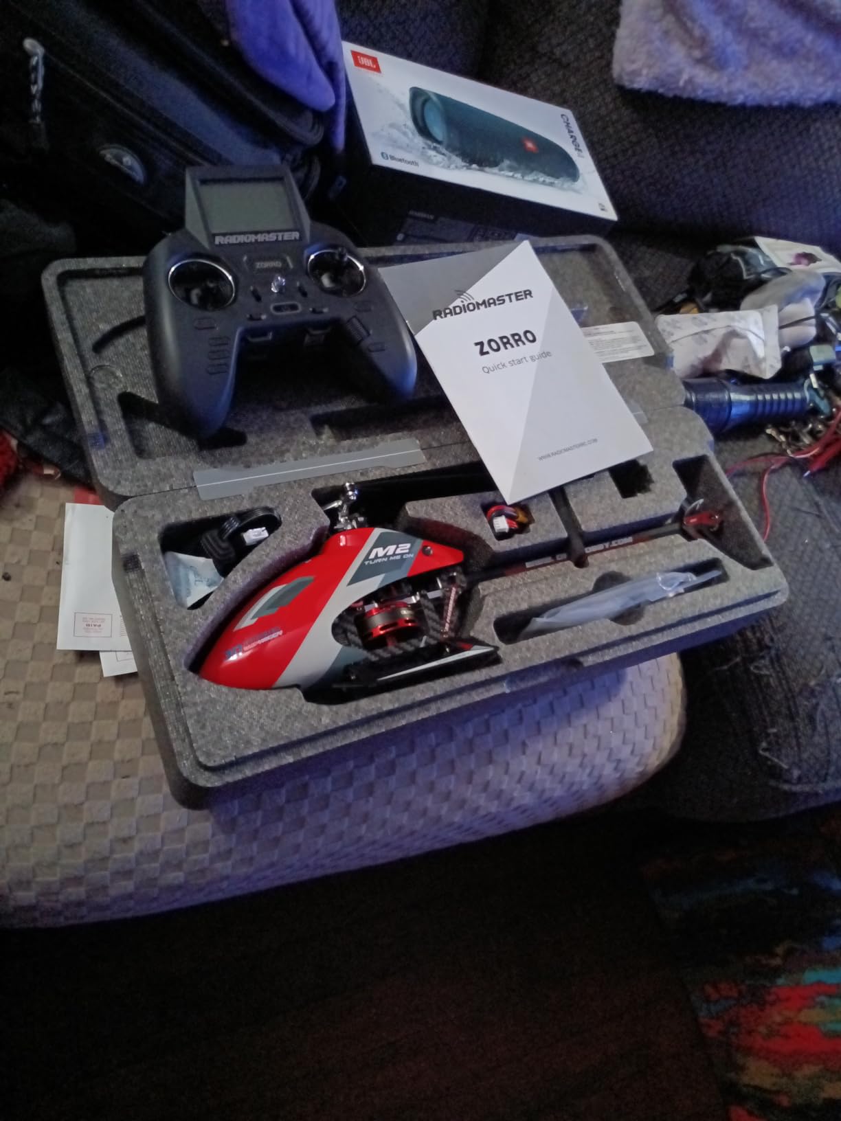 OMPHOBBY M2 EVO MK2 Ready To Fly RC Helicopter Outdoor Dual Brushless Motors Direct-Drive 6CH customer photo 1