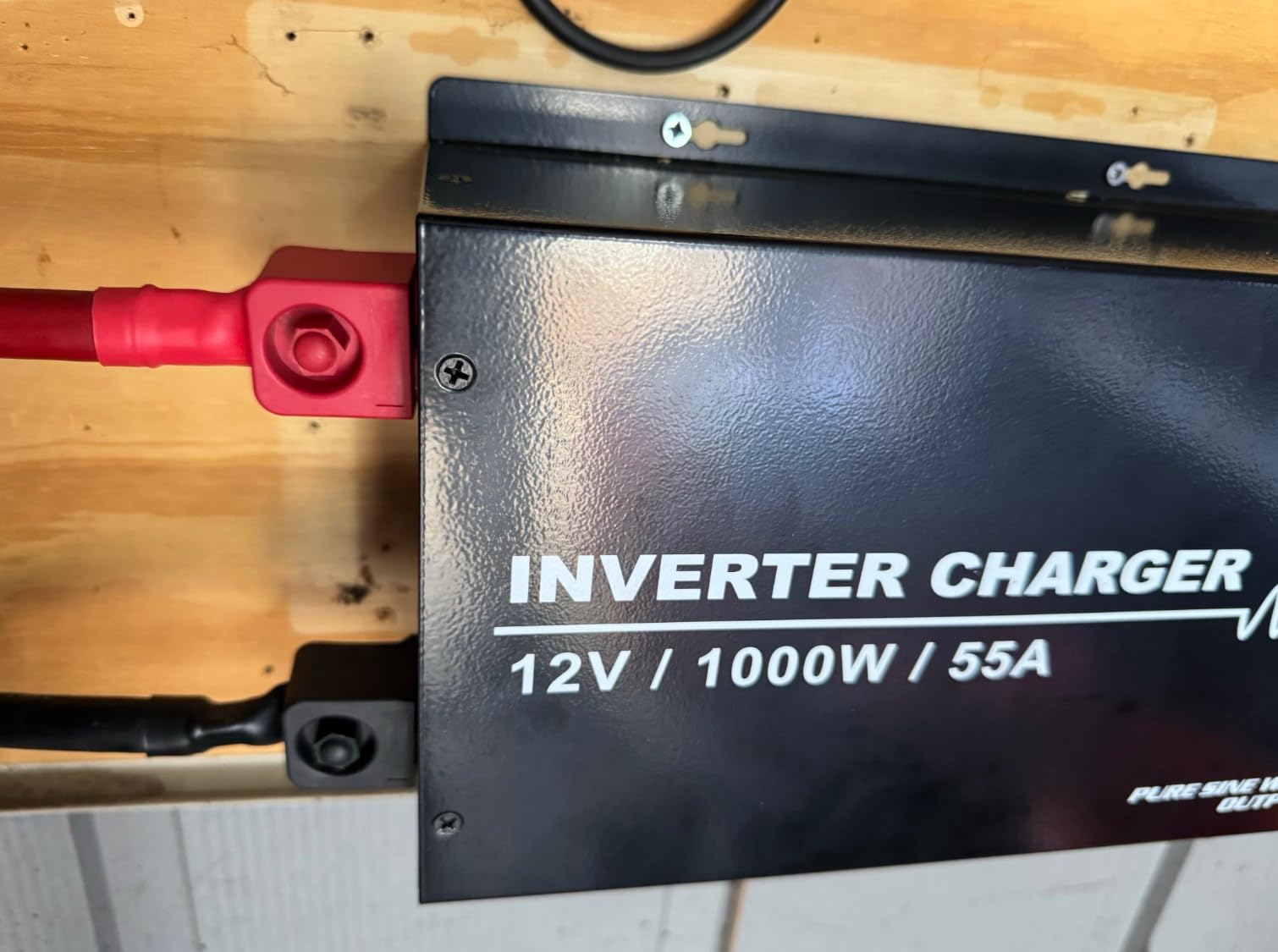 ECO-WORTHY 1000W Pure Sine Wave Inverter Charger, Power Inverter with 55A LiFePO4 Battery Charger with 20ms UPS, 12V to 110V for RV Home Roadtrip Essentials Deep Cycle Rechargeable Battery customer photo 2