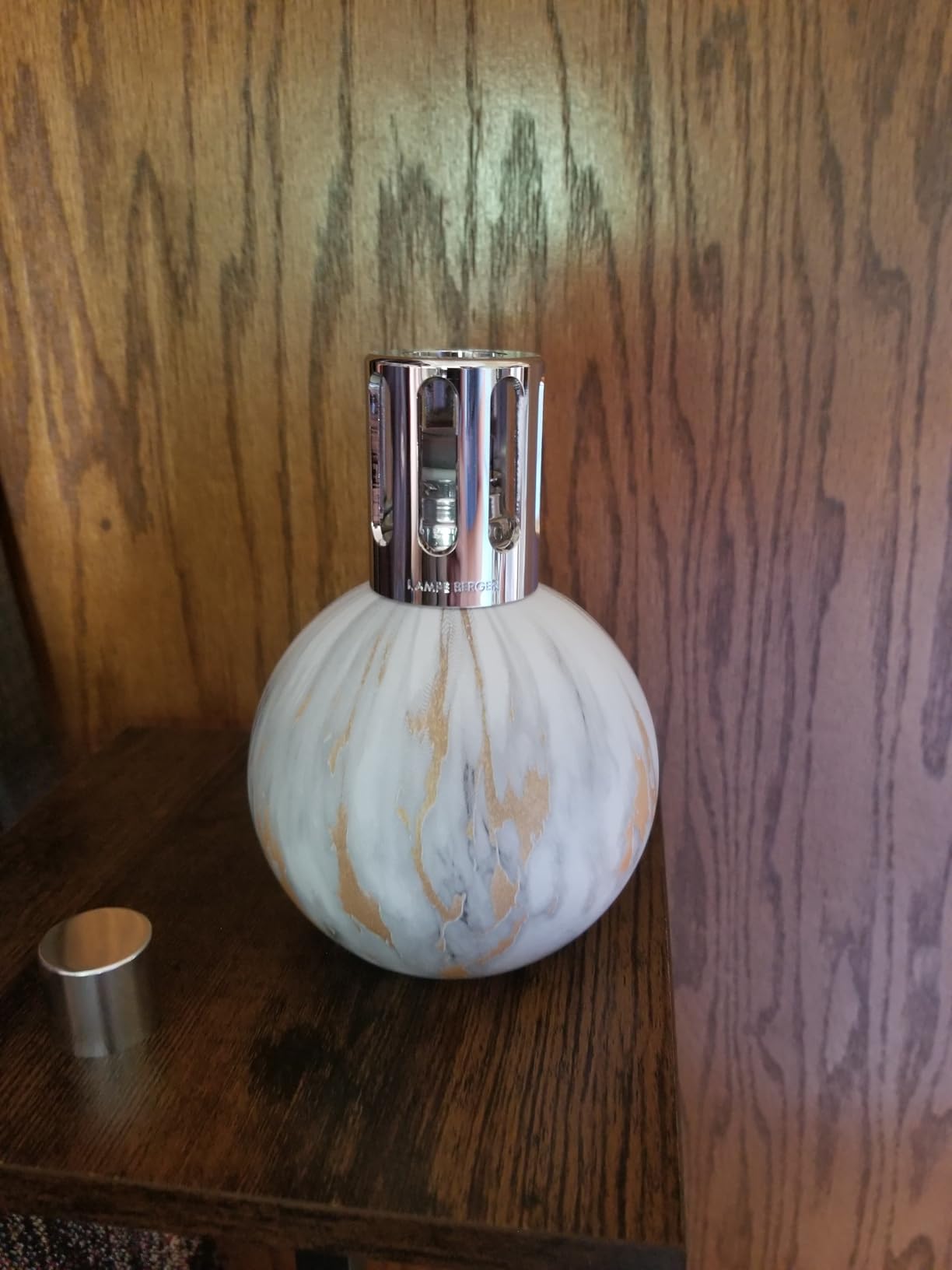 Lampe Berger Model Marbrure - Home Fragrance Lamp Diffuser - 5.3 x 3.5 x 3.7 Inches (Black) customer photo 1
