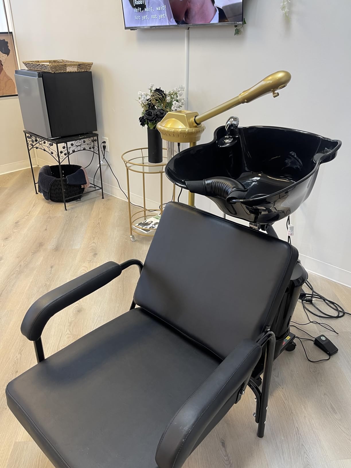 Shampoo Chairs Reclining Shampoo Chairs for Salon Barber Chair Hair Stylist Chair Auto Recline Salon Chair Spa Beauty Equipment customer photo 2