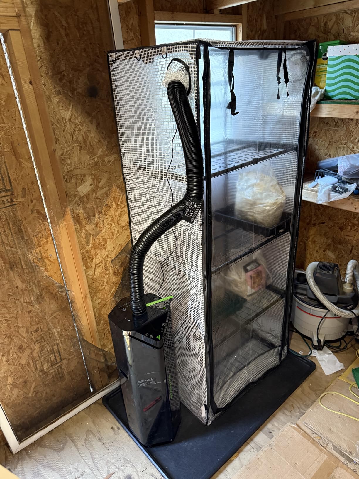 Mushroom Grow Tent, Martha Tent for Mushroom Growing Kit, Small Greenhouse for Indoor, Mini Greenhouse Indoor, Mushroom Fruiting Chamber, Grow House that Fit Monotub customer photo 2