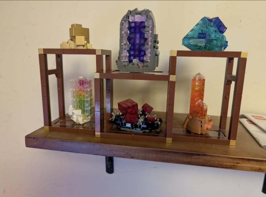 LEGO Ideas Mineral Collection Building Set for Adults, Ages 18+ - Bedroom or Office Decor with 3 Display Shelves - Unique Gift Idea for Men & Women - 21362 customer photo 1