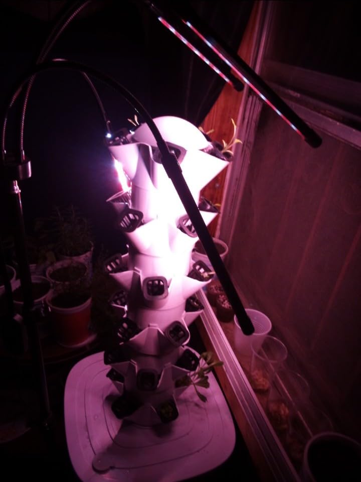 VEVOR Hydroponic Growing System with Grow Light, 30 Pods Vertical 6 Tiers Hydroponic Tower, Home Hydronic Garden with Water Pump, Plants Germination Kit for Indoor Herbs customer photo 2