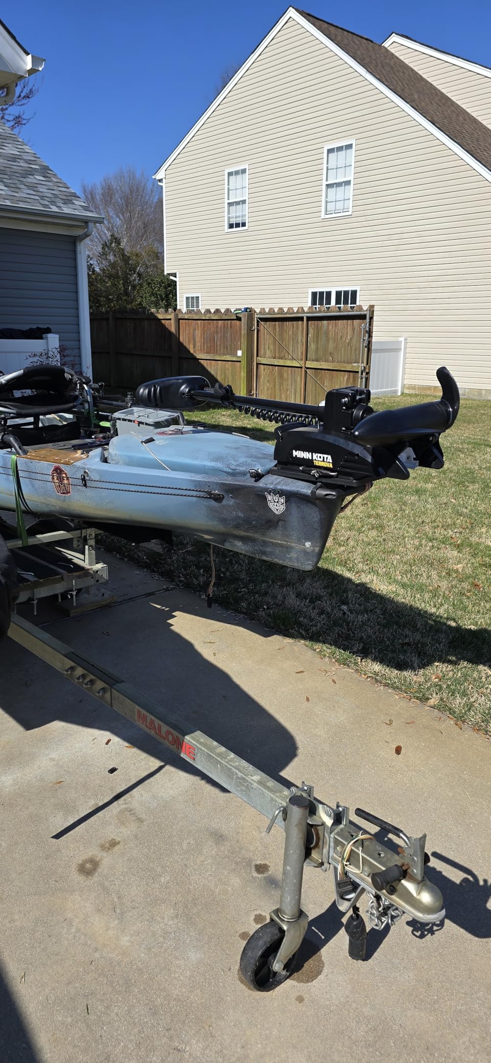Minn Kota Kayak Terrova Bow-Mount Electric Trolling Motor with GPS – 55 Lb. Thrust, 36 in. Shaft, Freshwater customer photo 1
