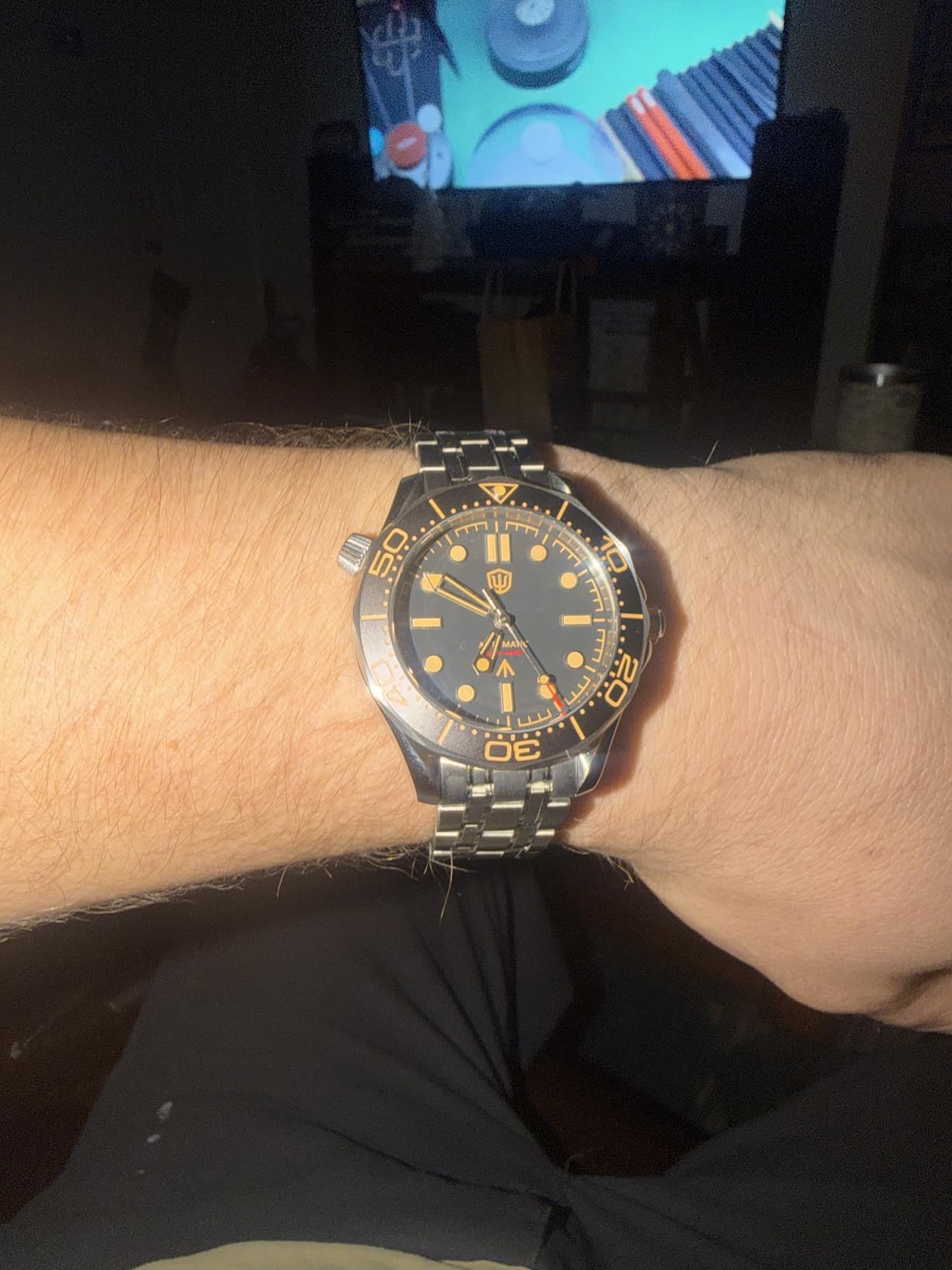 TACTICAL FROG Watchdives WD007 Sea Ghost NTTD Dive Watch for Men, 39/42 mm Domed Sapphire Crystal Titanium / 316L Steel Case Mens Automatic Watches, 200 M Water Resistant customer photo 1