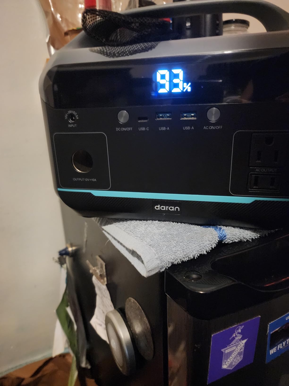 Solar Generator with Panels Included - Portable Power Station 300W with 30W Solar Panel, 192Wh(60000mAh) LiFePO4 Battery, Power Bank 8-Port Design w/2 AC Outlets for Home,Laptop, RV,Hurricane,Camping customer photo 1