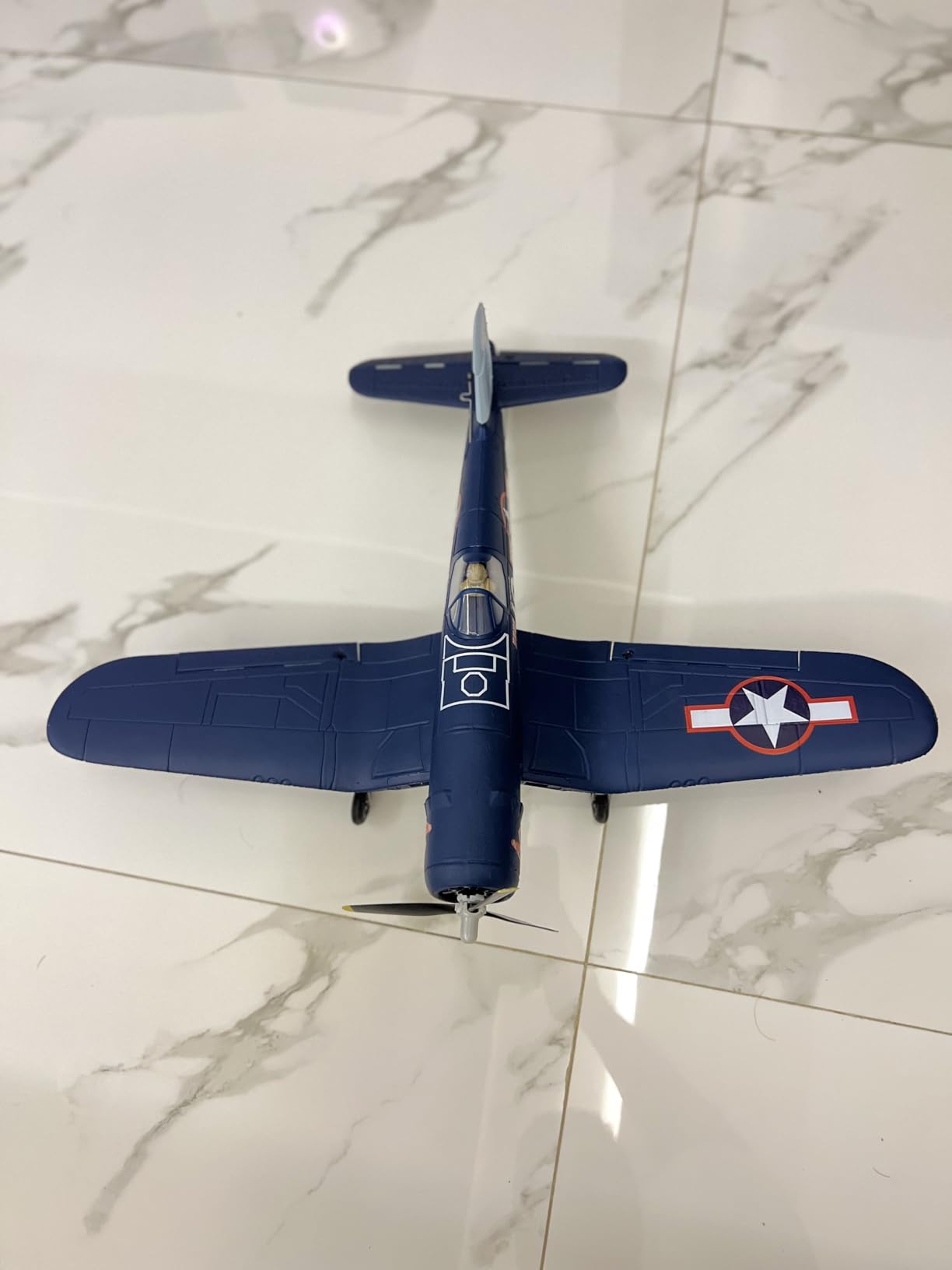 Volantexrc Brushless RC Planes, 4 Channel F4U Corsair RTF RC Airplane Fighter, 6-Axis Gyro with 3 Flight Modes, One-Key Aerobatic customer photo 2