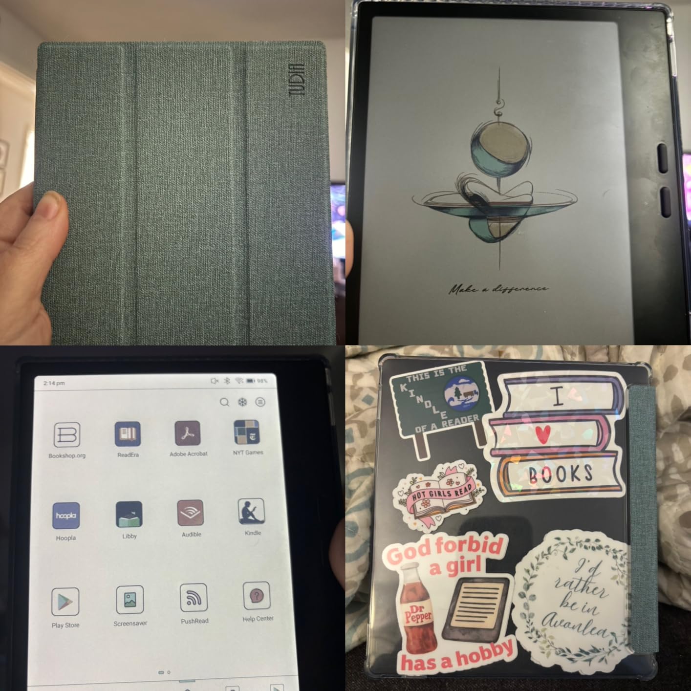 Tablet Go Color 7 Gen II E Ink Tablet Support Active Stylus InkSense (Black) customer photo 1
