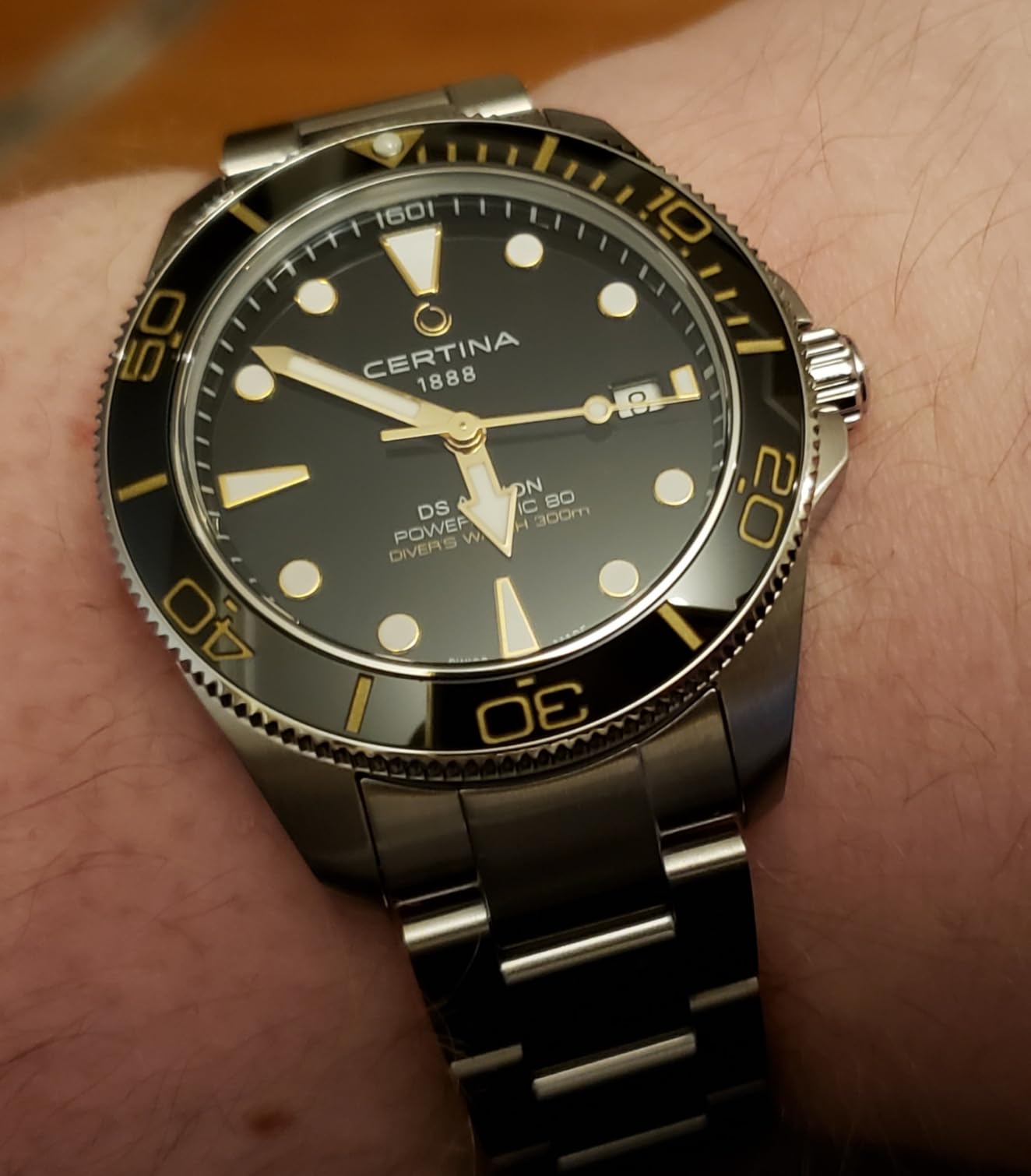 Certina DS Action Gent 40.5mm Steel Automatic Watch Black Dial (Powermatic 80) customer photo 1