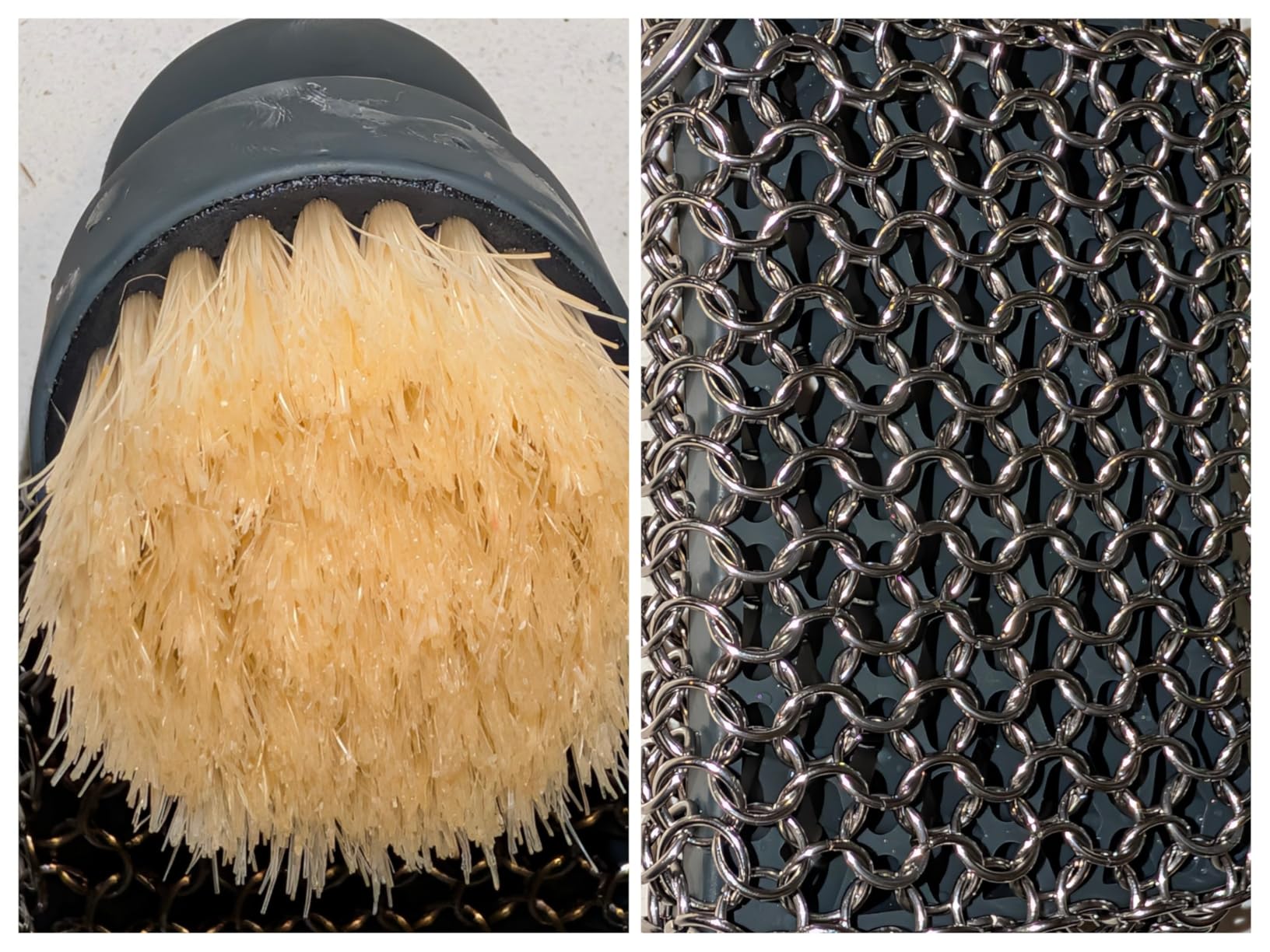 Made In Cookware | 3-Piece Carbon Steel Cleaning Set | Includes Chain Mail Scrubber, Cleaning Brush and Carbon Steel Seasoning Wax customer photo 1