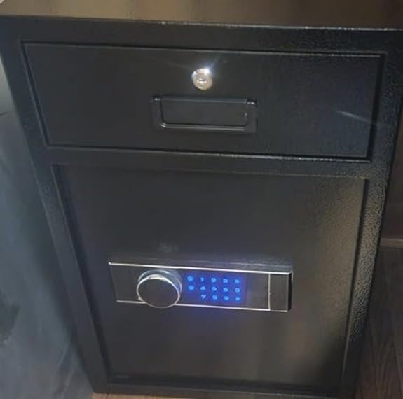 Xyvaly 8.6 Cu Ft Extra Large Home Safe with Fireproof and Waterproof Bag,Heavy Duty Double Door Security Safe Box with Removable Shelves customer photo 1