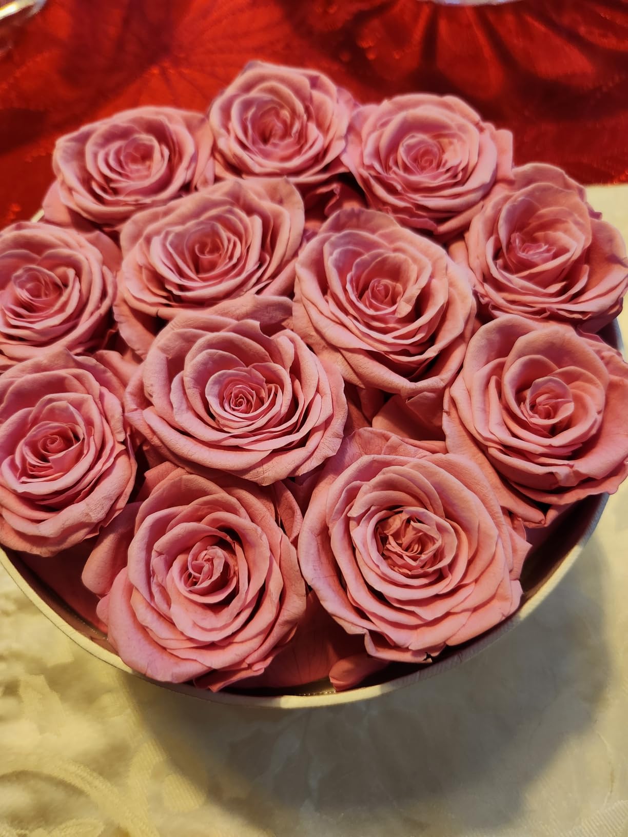 27 Forever Roses in Luxury White Box, Eternal Real Roses Birthday Gifts for Women, Preserved Flowers for Delivery Prime, Anniversary, Valentine's Day, Mothers Day for Mom customer photo 1