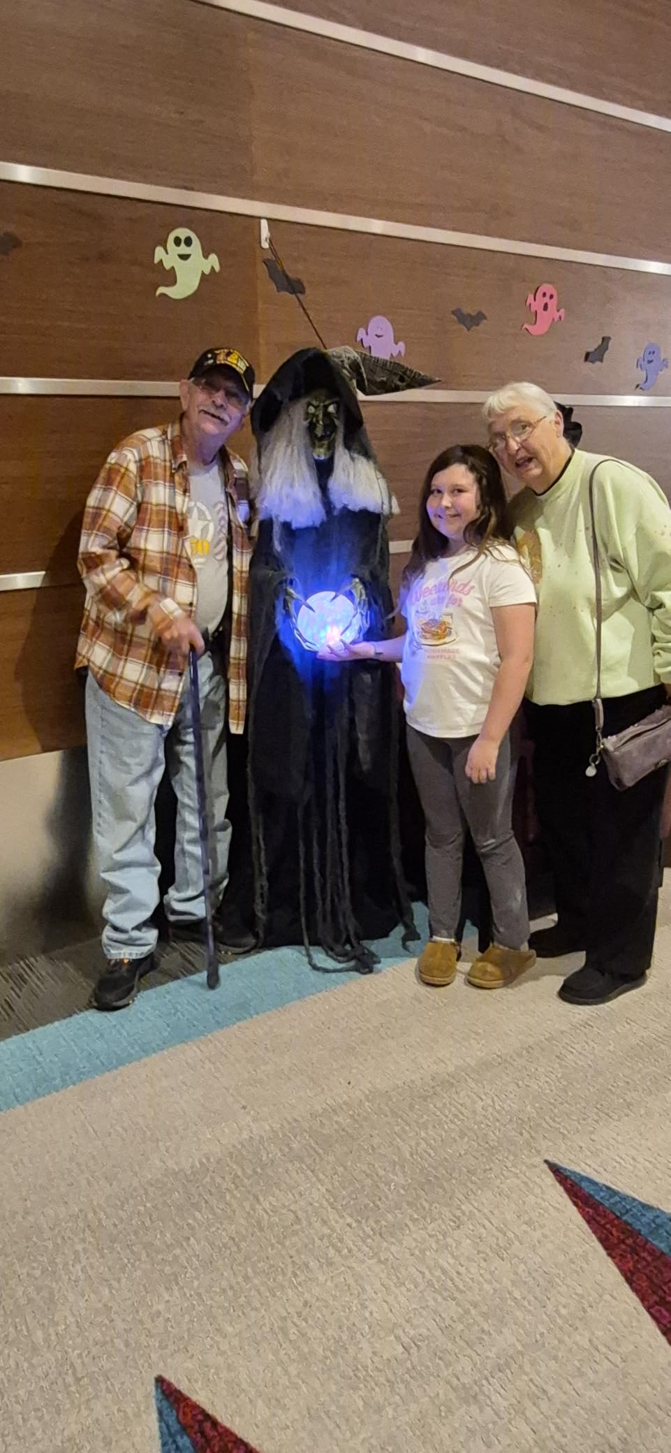 Haunted Hill Farm 4.4-Ft Animatronic Impaled Zombie, Halloween Animatronic with Voice-Activated Lights & Sound customer photo 1