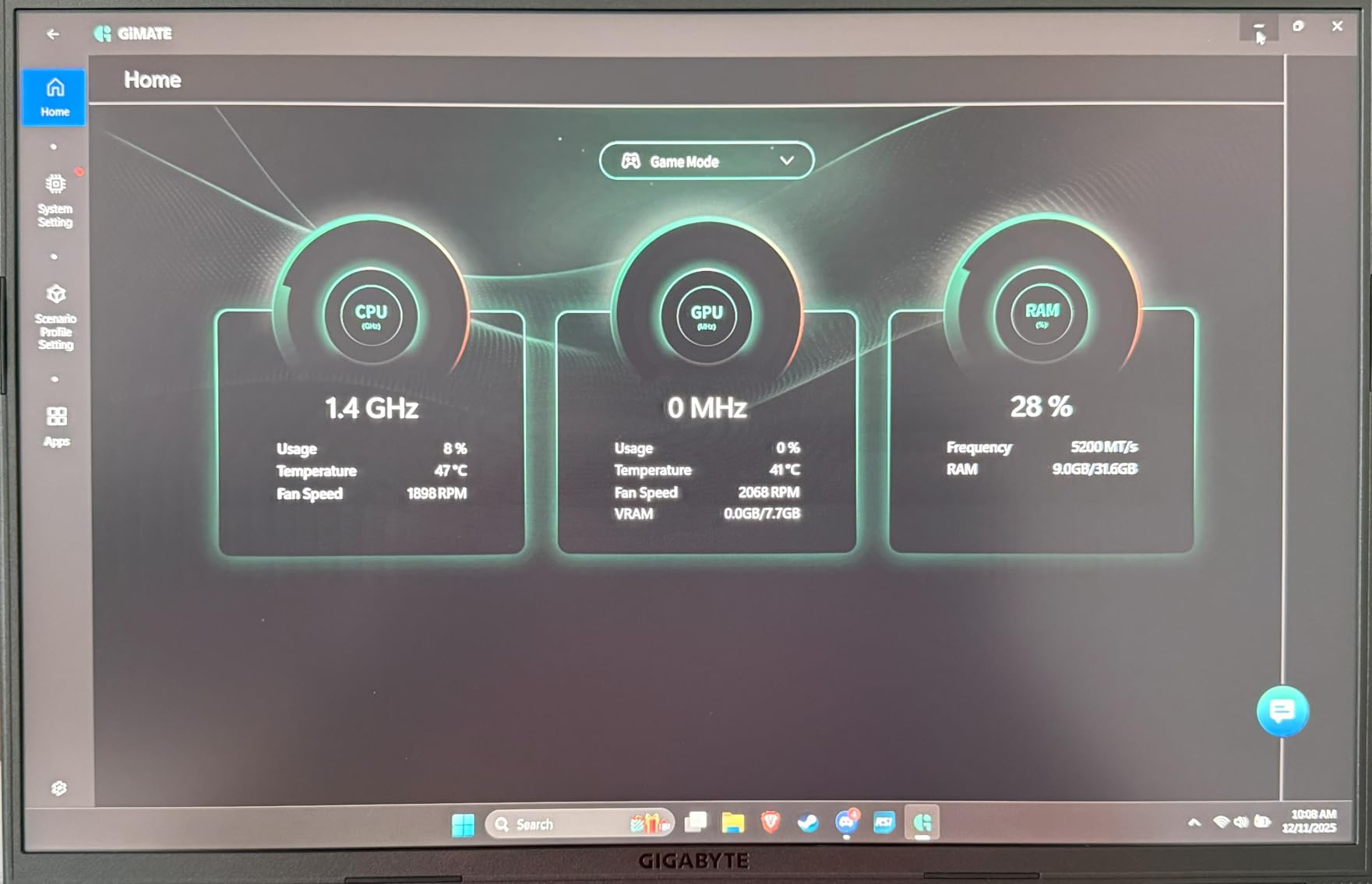 GIGABYTE - Gaming A16 Gaming Laptop - 165Hz 1920x1200 WUXGA - NVIDIA GeForce RTX 5070 - Intel i7-13620H - 1TB SSD with 32GB DDR5 RAM - Windows 11 Home customer photo 1