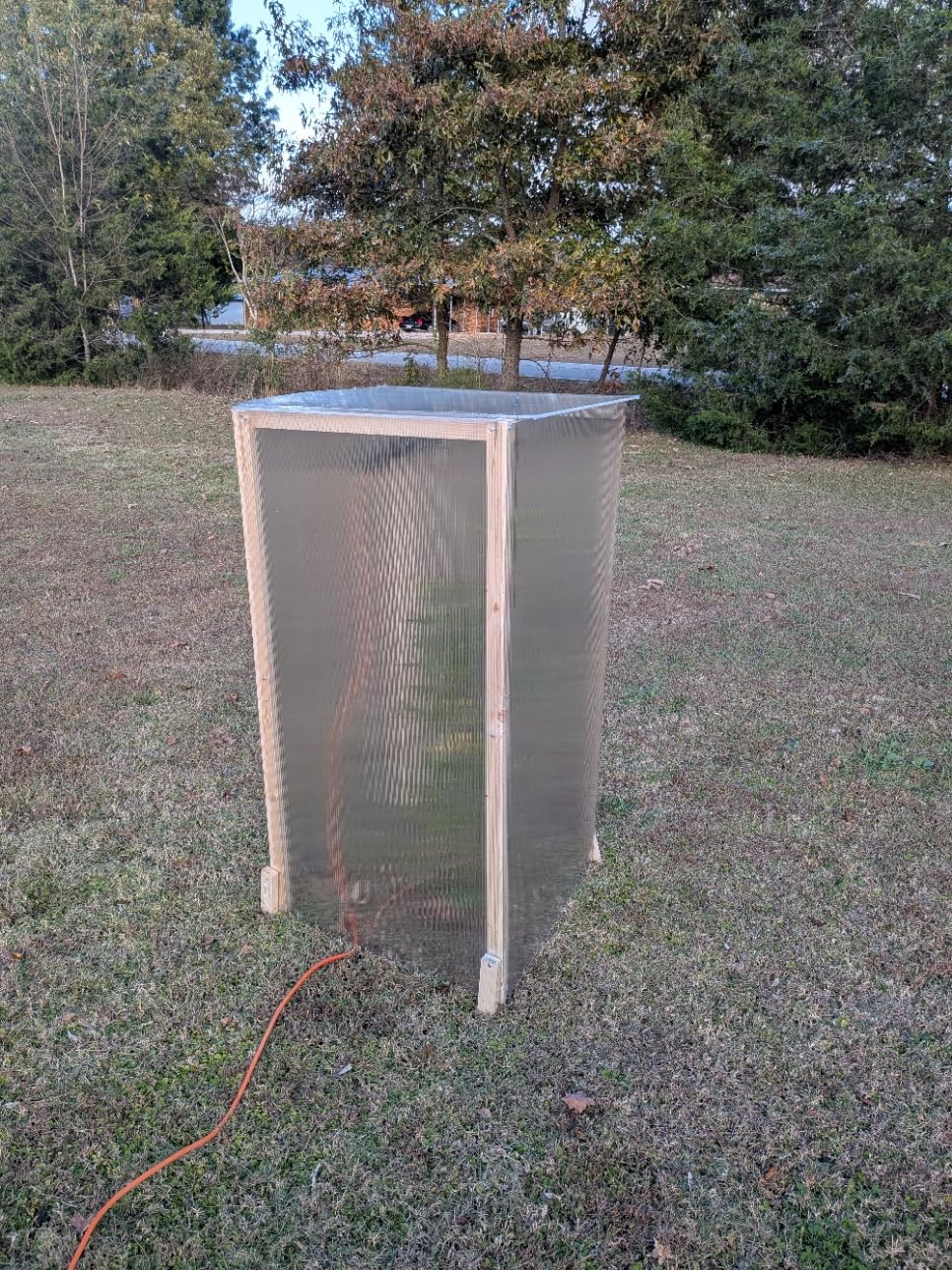 14 Pack Polycarbonate Greenhouse Panels, 4' x 2' x 0.16'' Twin-Wall Polycarbonate Sheets for All Weather Greenhouse Covering customer photo 1